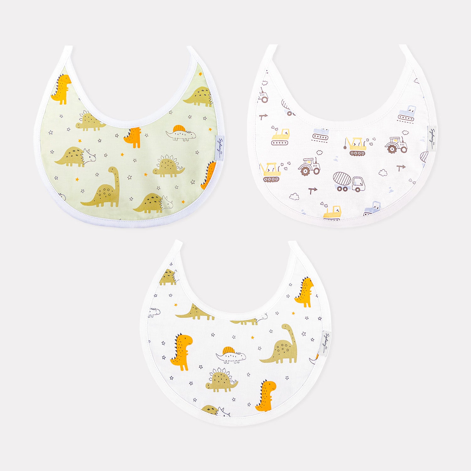 Baberos Estampado para Niños – Pack x3