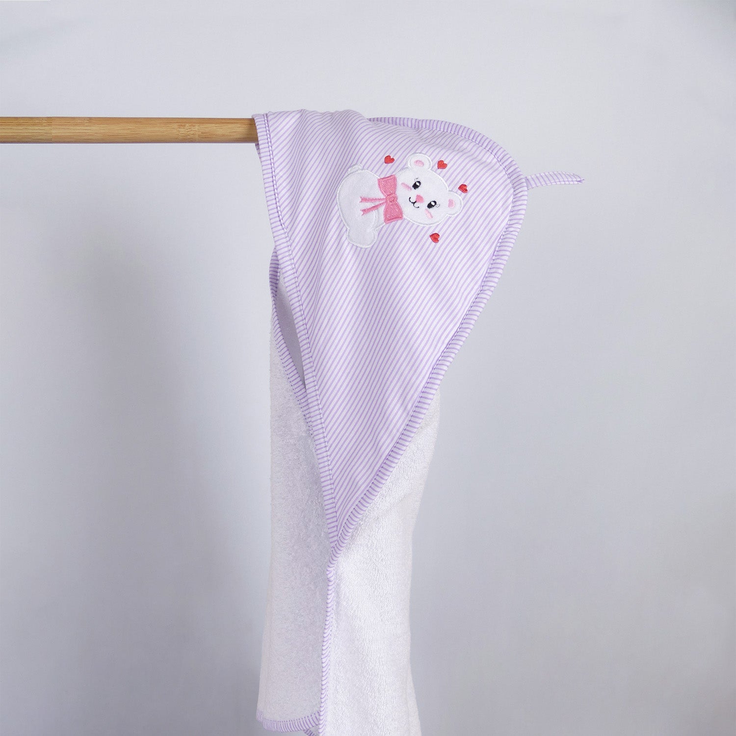 Toalla para Bebés con Capucha 74x85cm