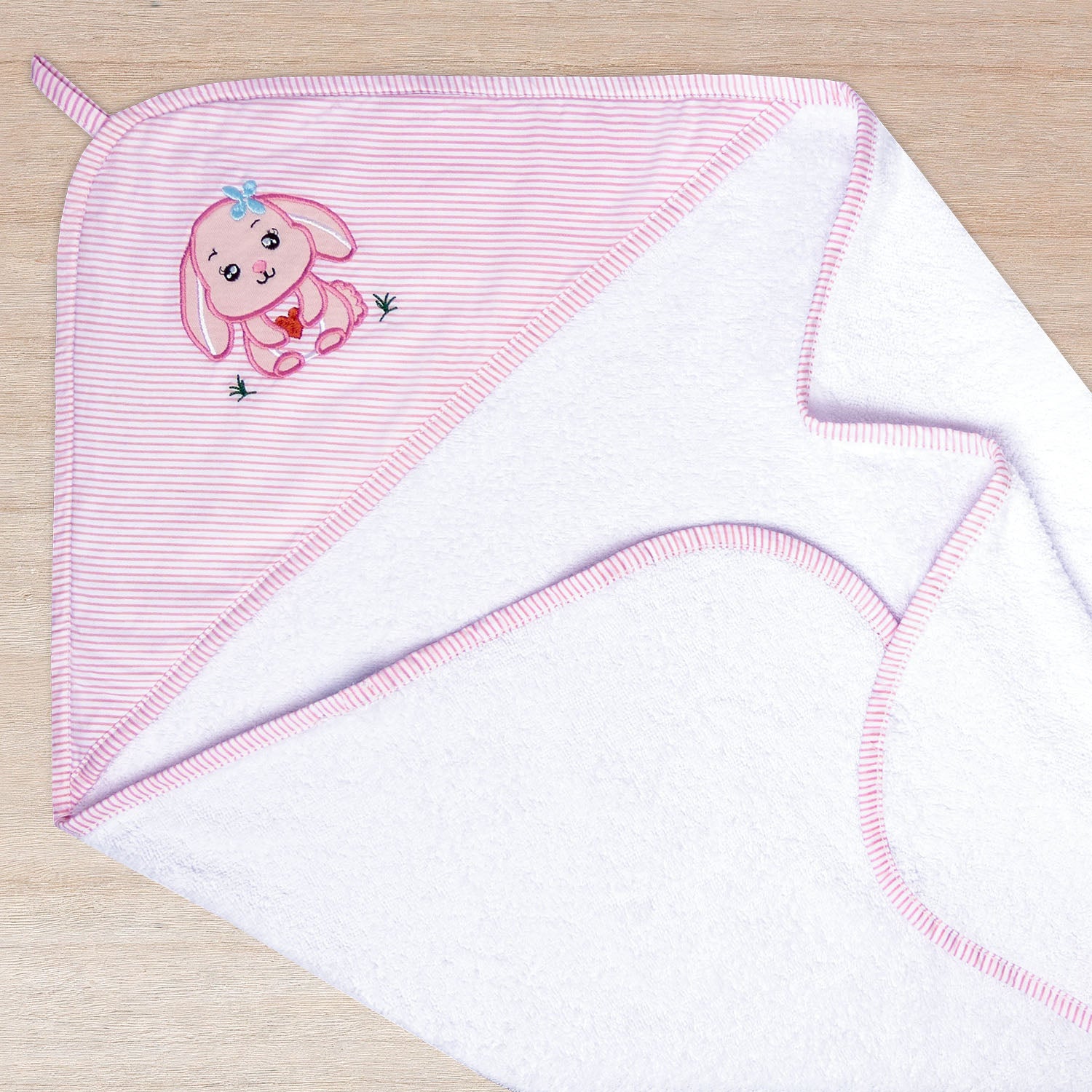 Toalla para Bebés con Capucha 74x85cm