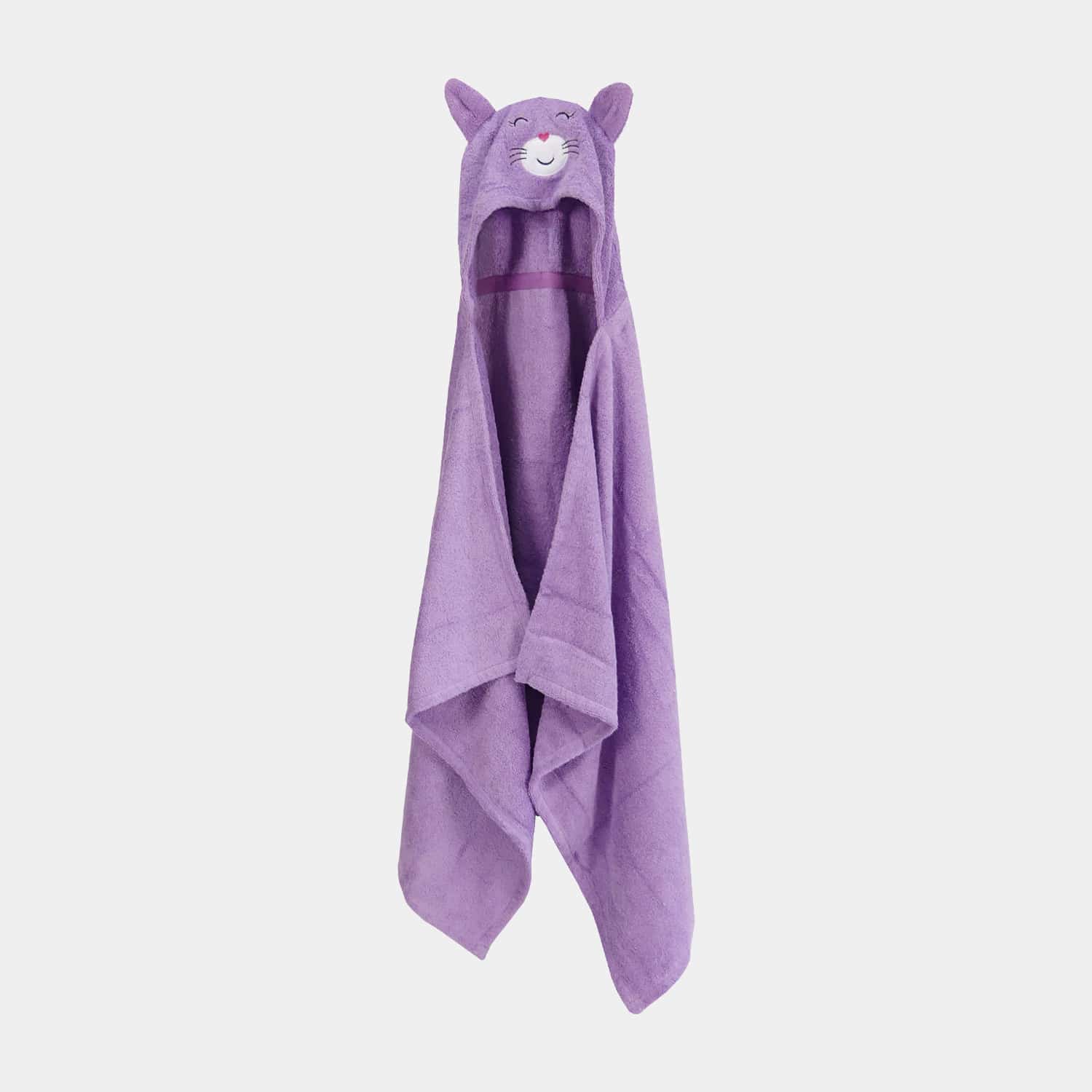 Toalla para Bebés con Capucha de Animalitos 73x135cm