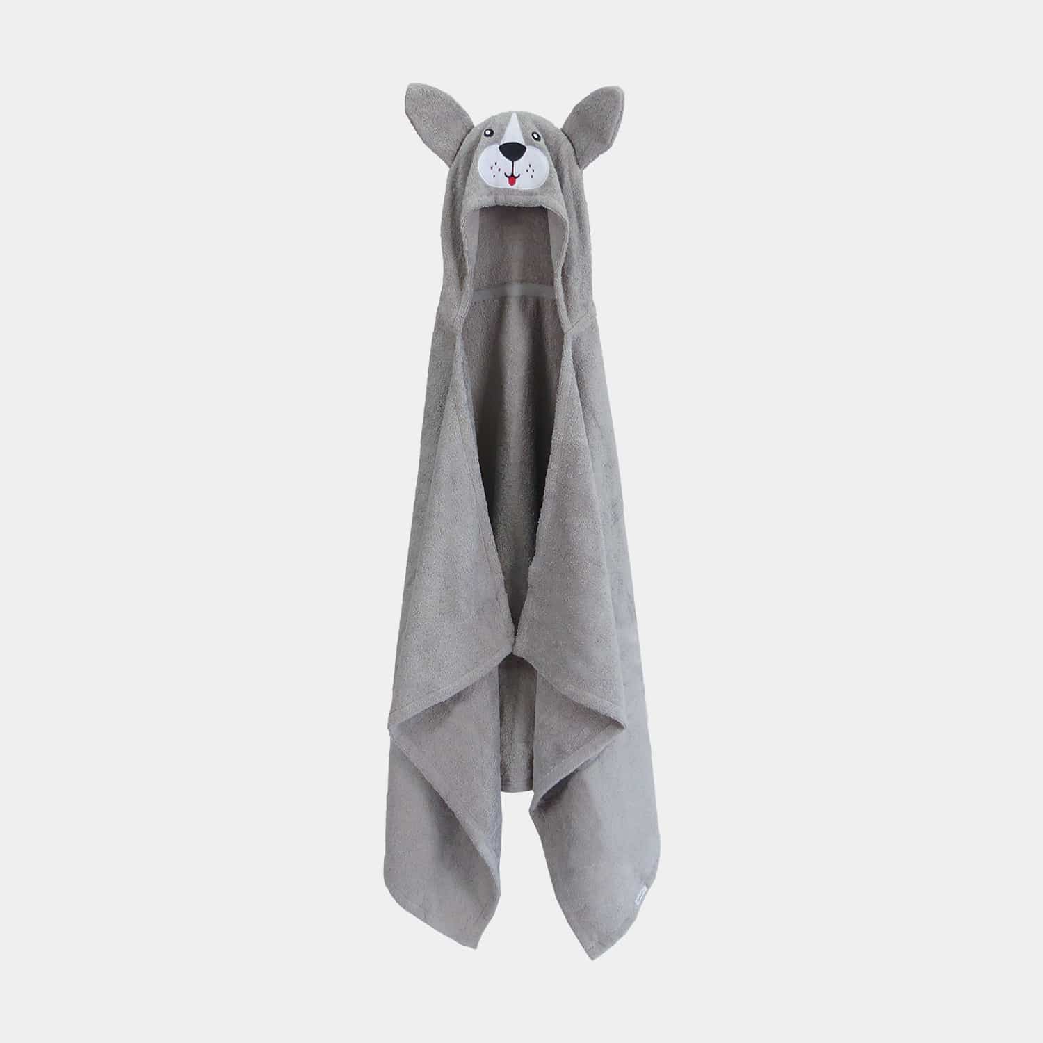 Toalla para Bebés con Capucha de Animalitos 73x135cm