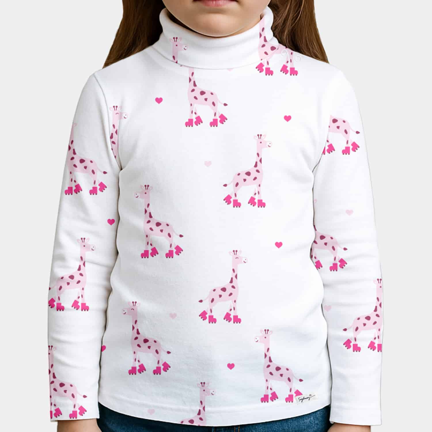 Cafarena Manga Larga  Estampado Unisex Talla 2