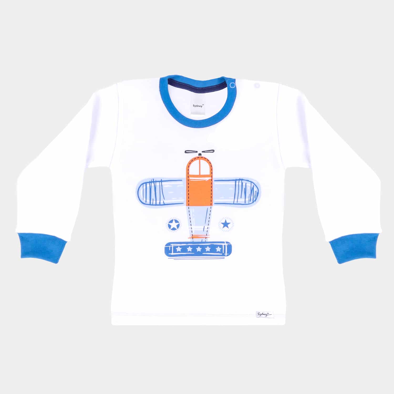 Polo Manga Larga C/Diseño para de Invierno 6-12 Meses