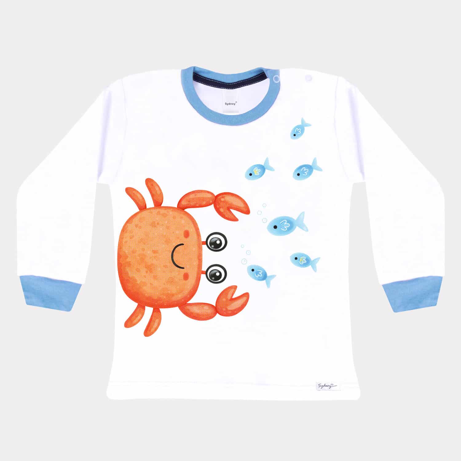 Polo Manga Larga C/Diseño para de Invierno 12-18 Meses