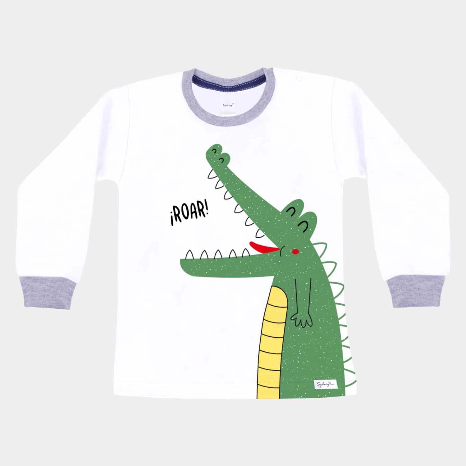 Polo Manga Larga C/Diseño para de Invierno 12-18 Meses