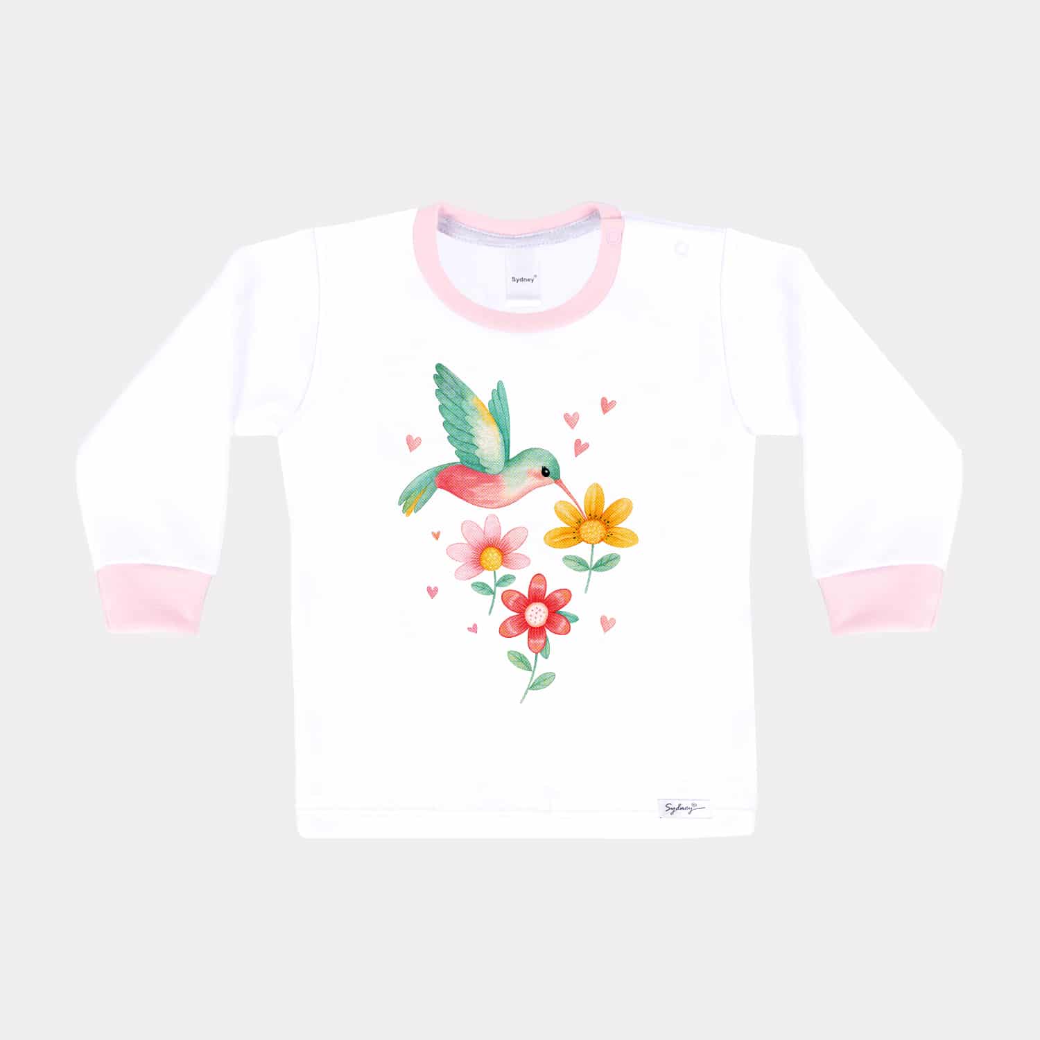 Polo Manga Larga C/Diseño para de Invierno 12-18 Meses
