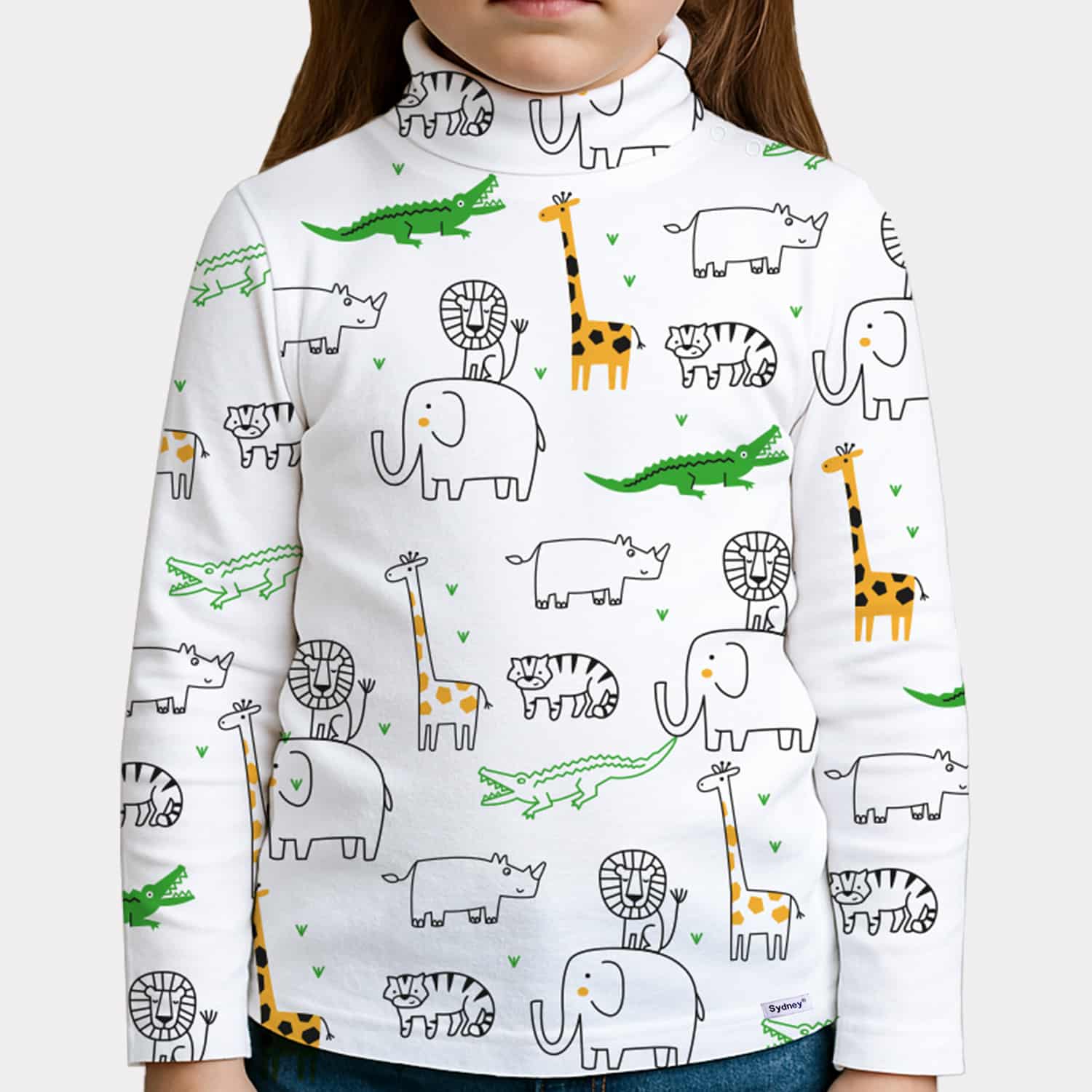 Cafarena Manga Larga Estampado Unisex T-6