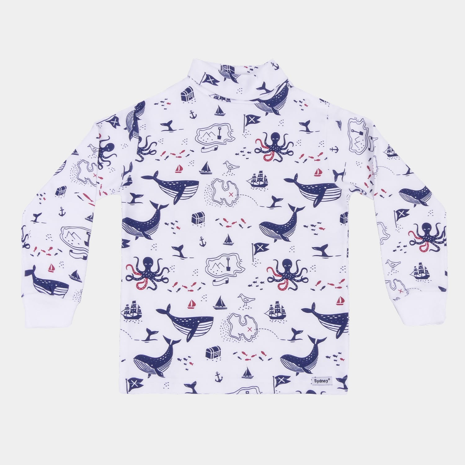 Cafarena Manga Larga Estampado Unisex T-6