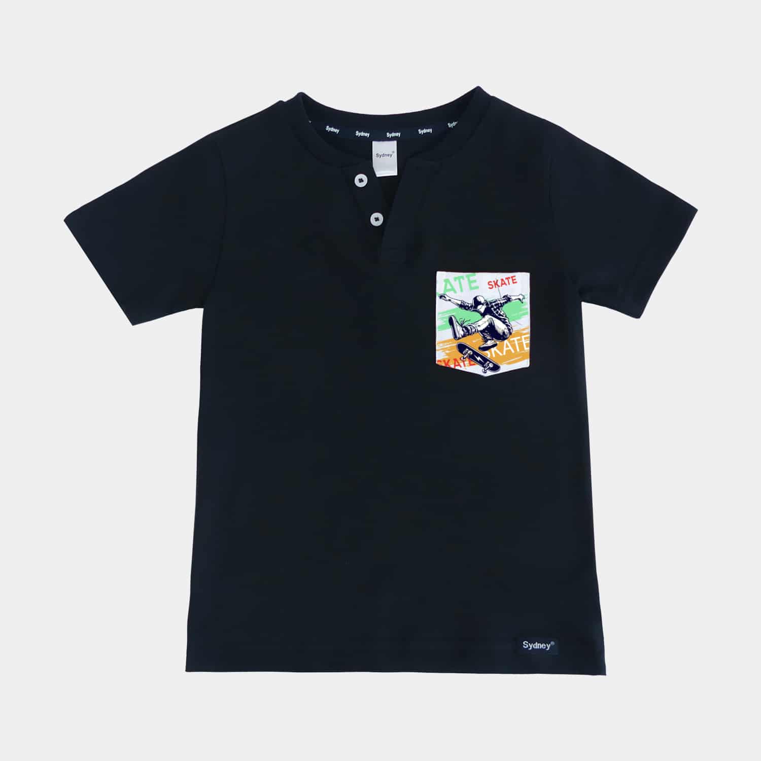 Polo Estampado con Bolsillo para Niños