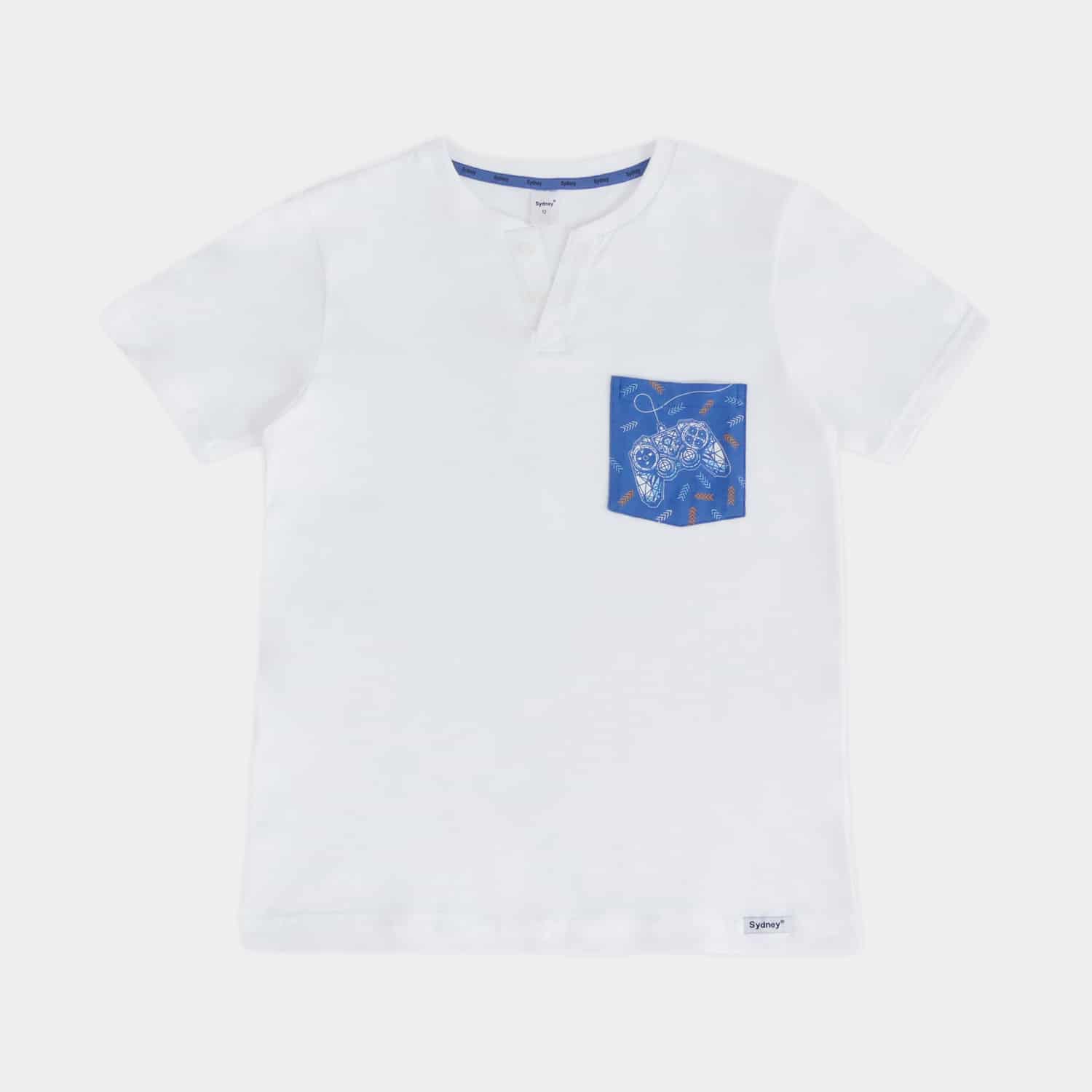 Polo Estampado con Bolsillo para Niños