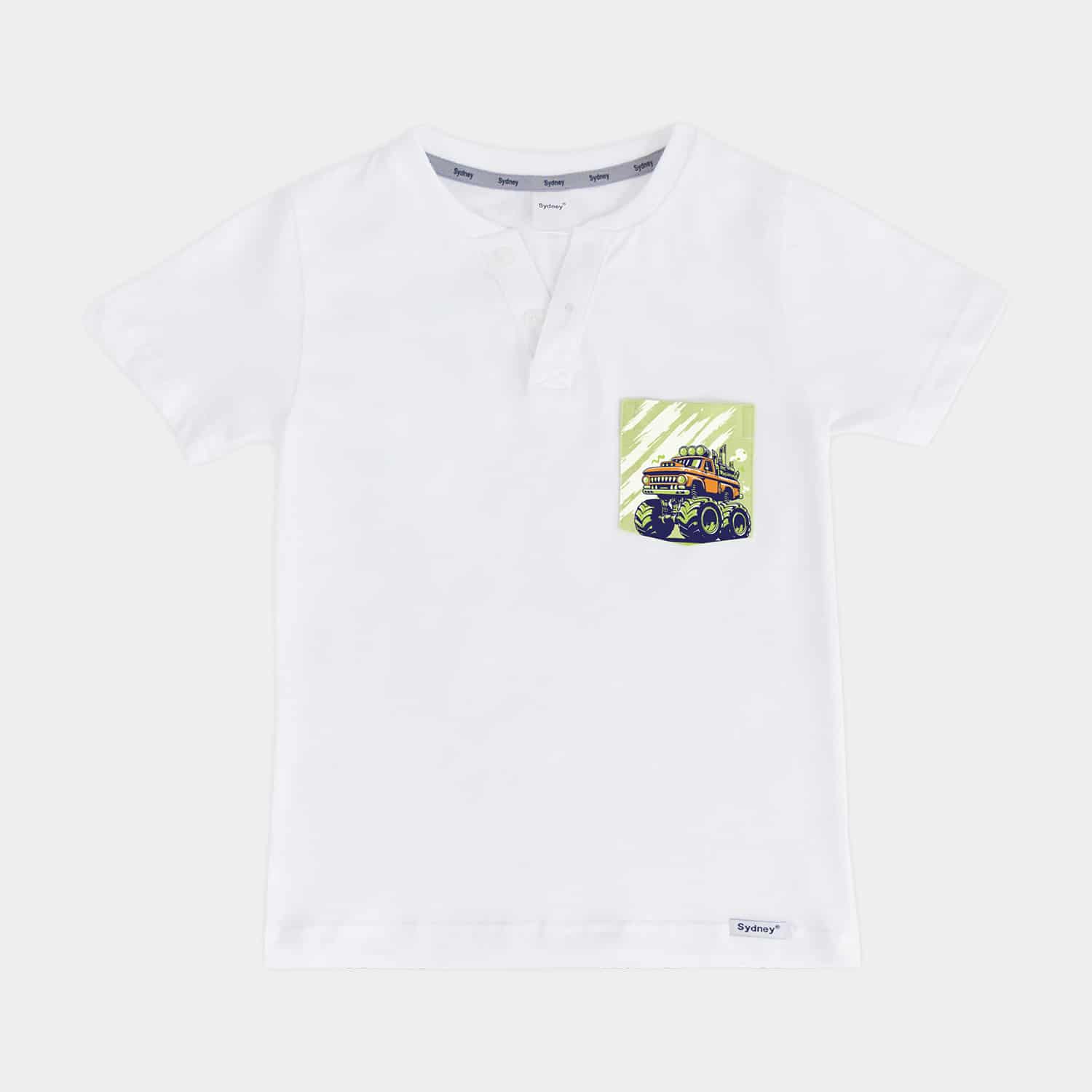 Polo Estampado con Bolsillo para Niños