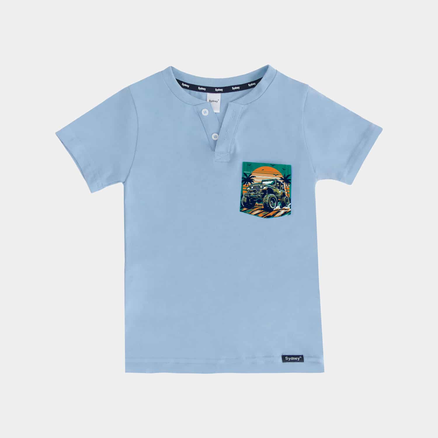 Polo Estampado con Bolsillo para Niños
