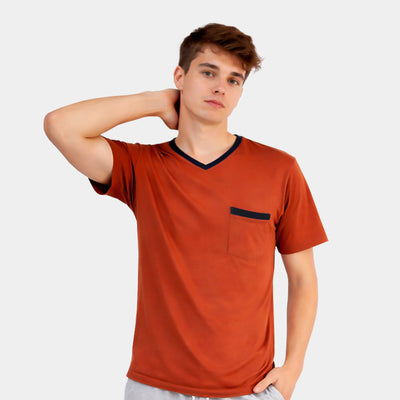 Polo Cuello V con Bolsillo para Hombre