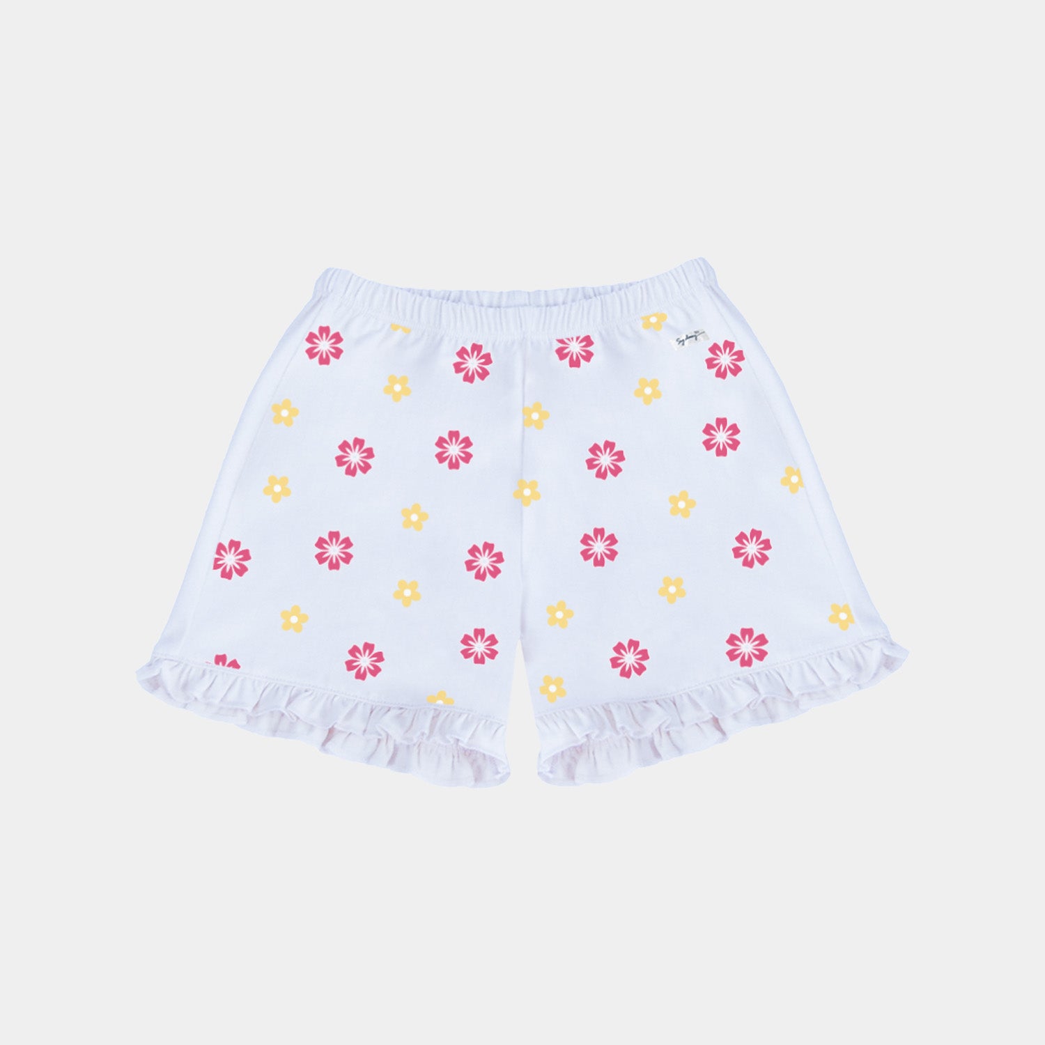 Short Verano con Volado Estampado para Niñas