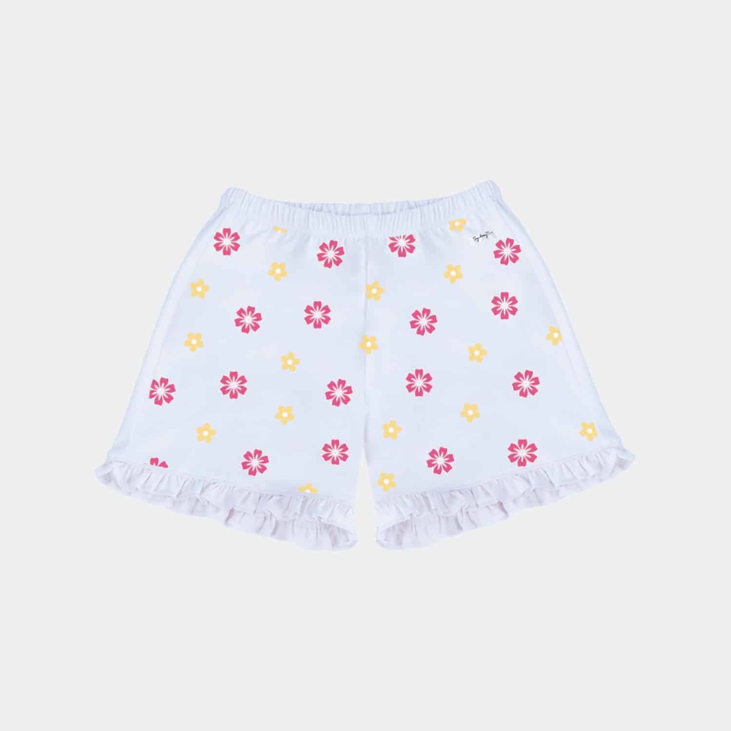 Short Verano con Volado Estampado para Niñas