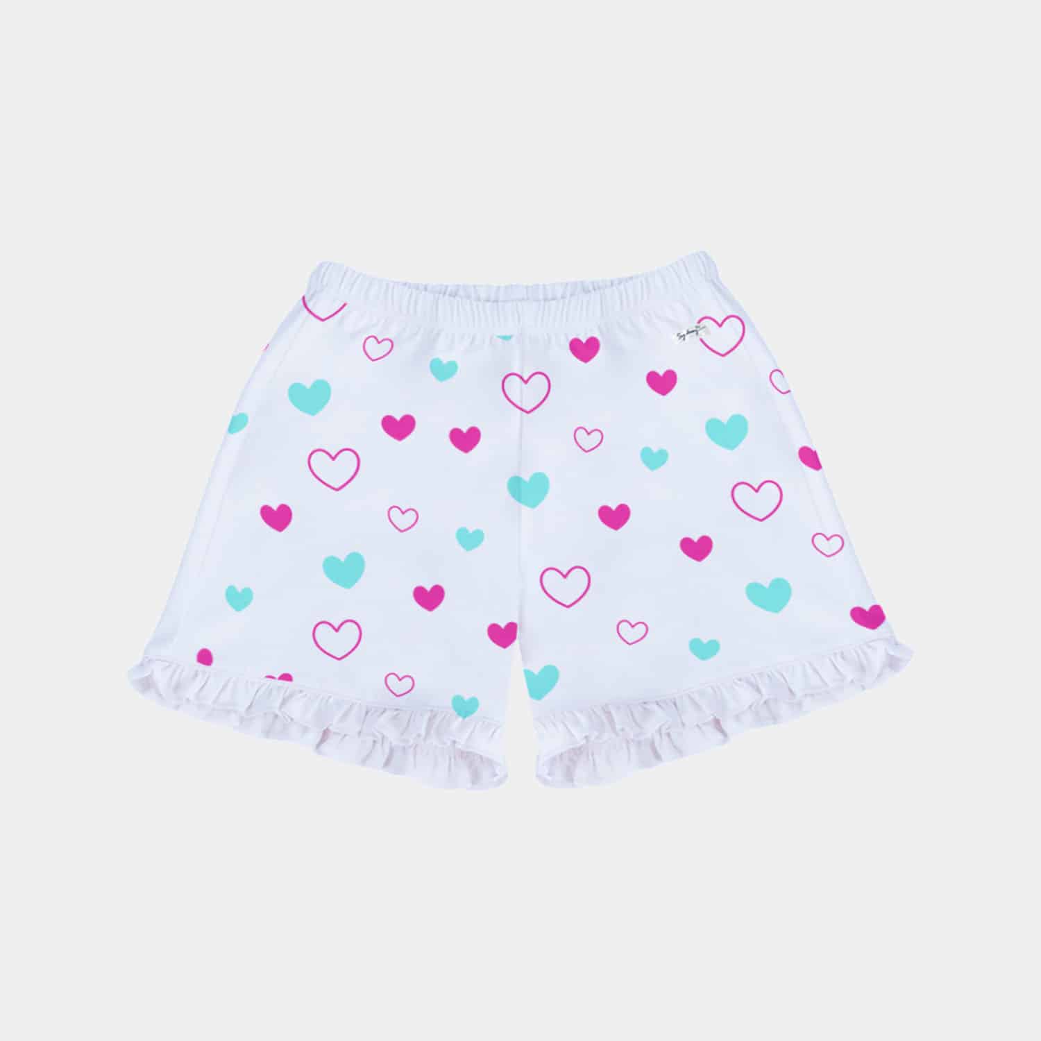 Short Verano con Volado Estampado para Niñas