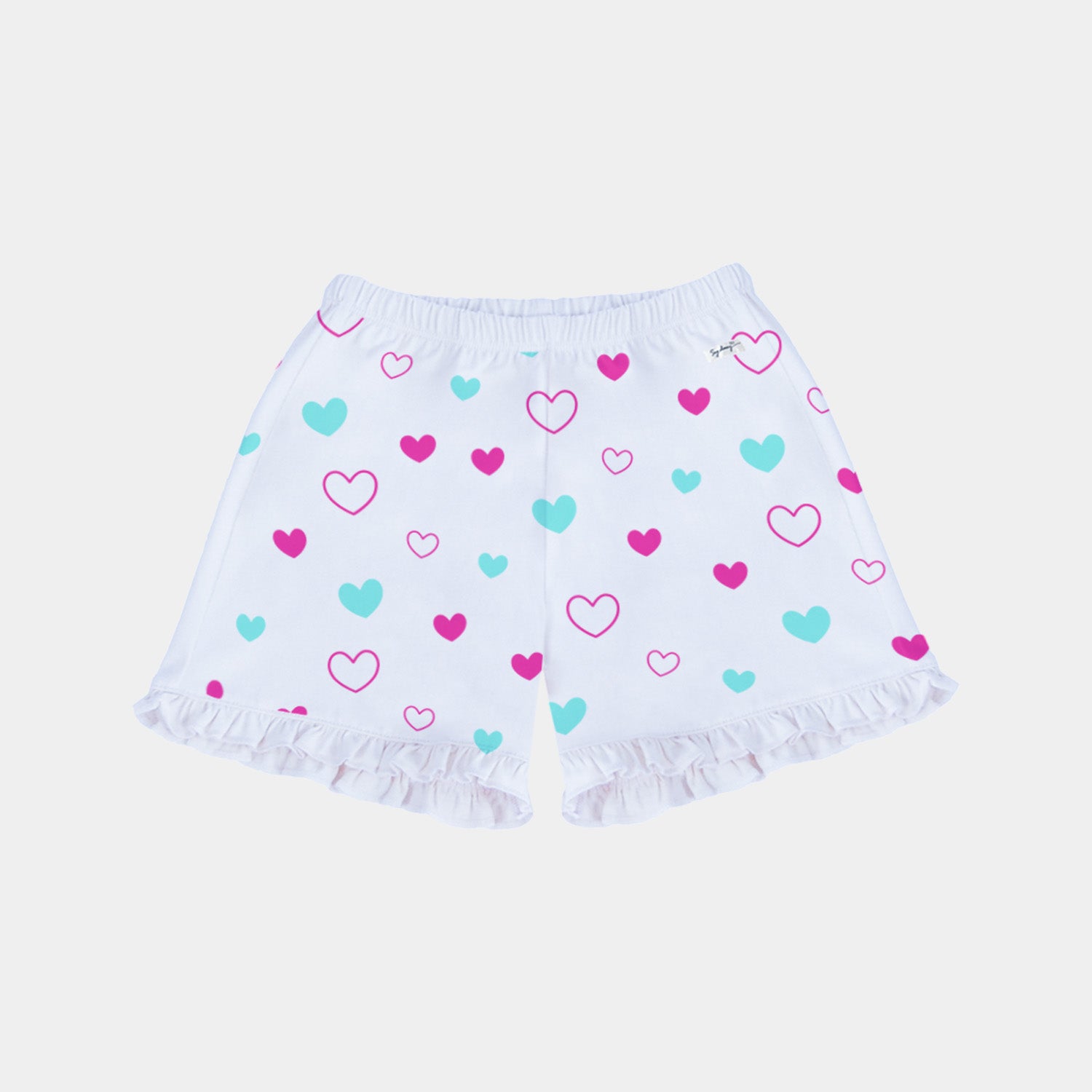 Short Verano con Volado Estampado para Niñas