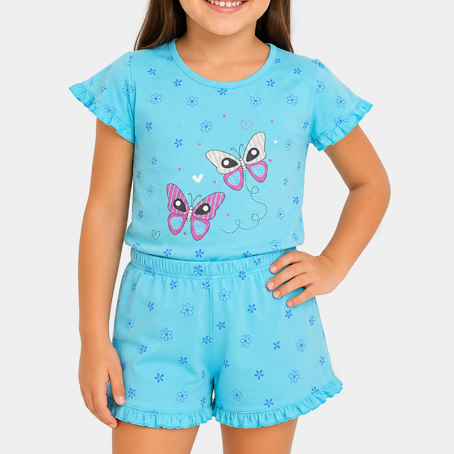Conjunto Estampado para Verano Niñas