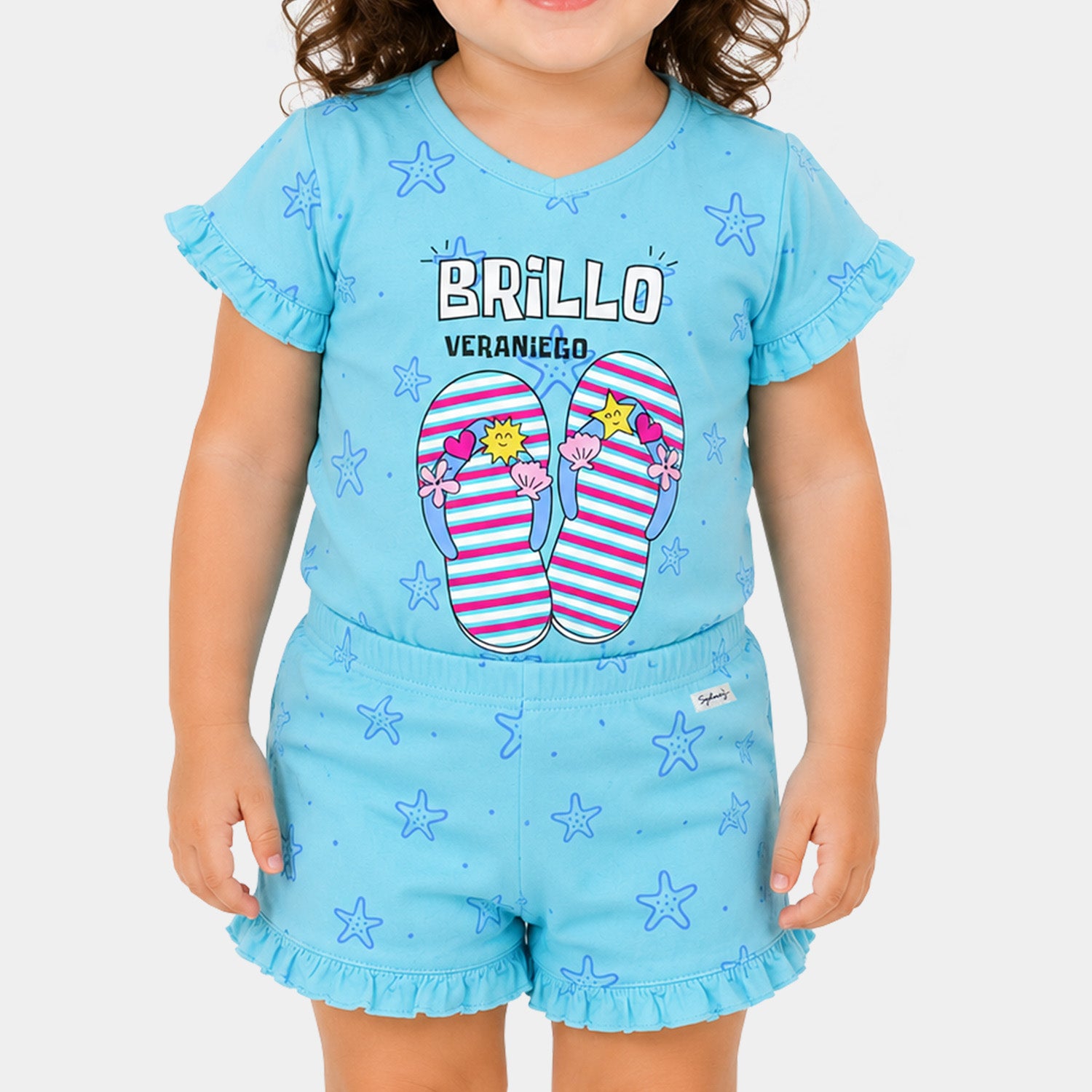 Conjunto Estampado para Verano Niñas