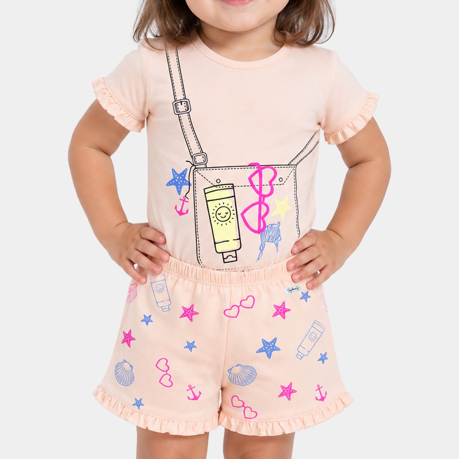 Conjunto Estampado para Verano Niñas