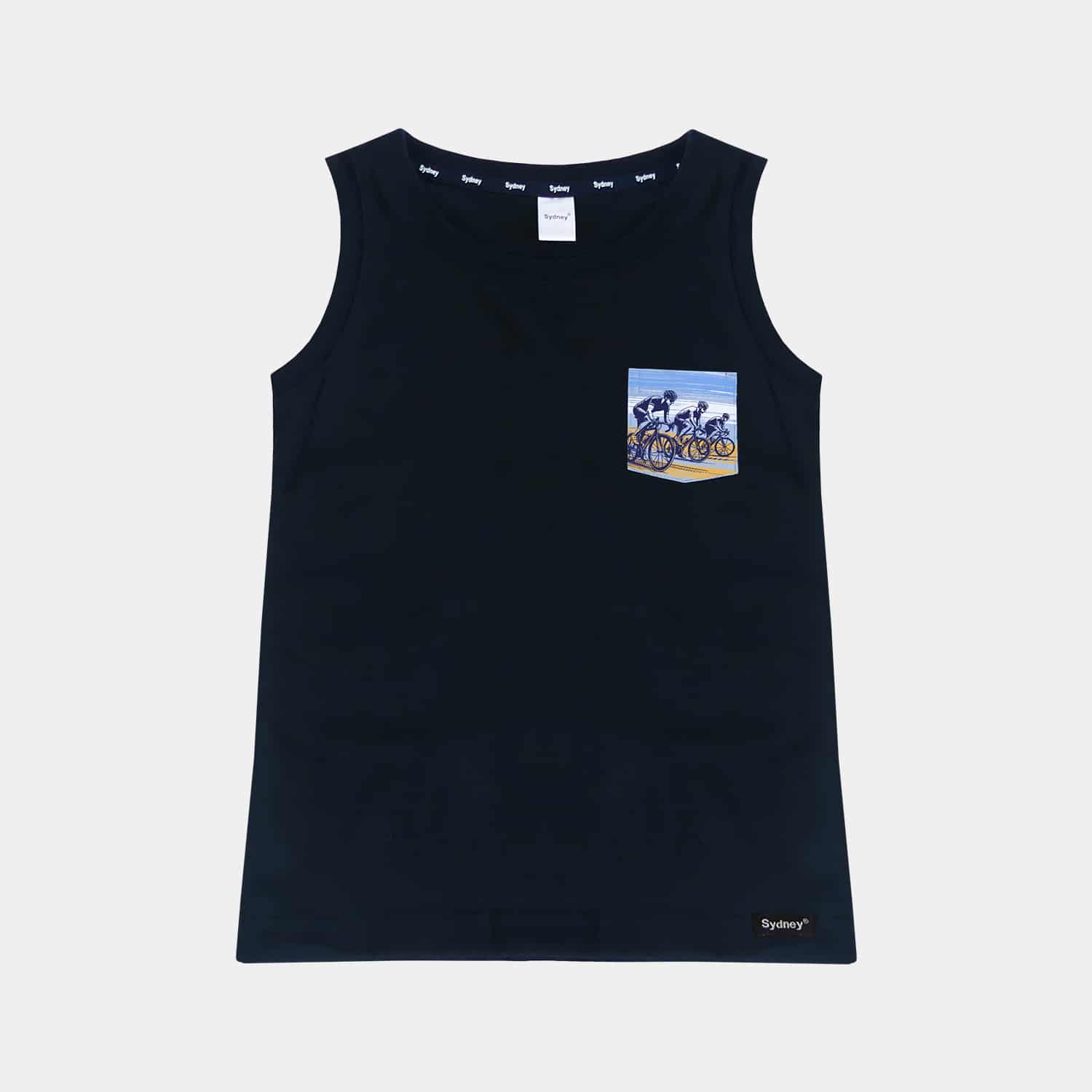 Polo Estampado sin Mangas C/Bolsillo para Niños