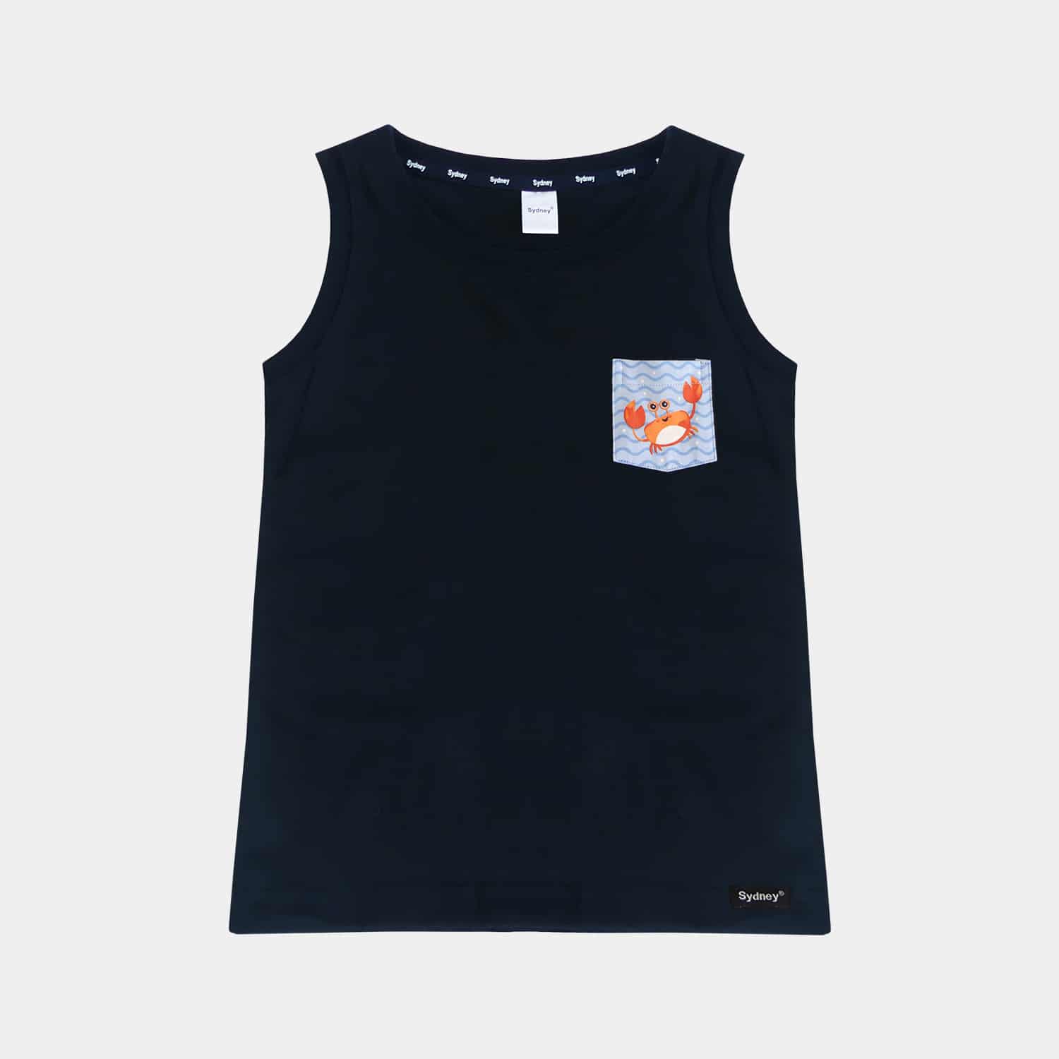Polo Estampado sin Mangas C/Bolsillo para Niños