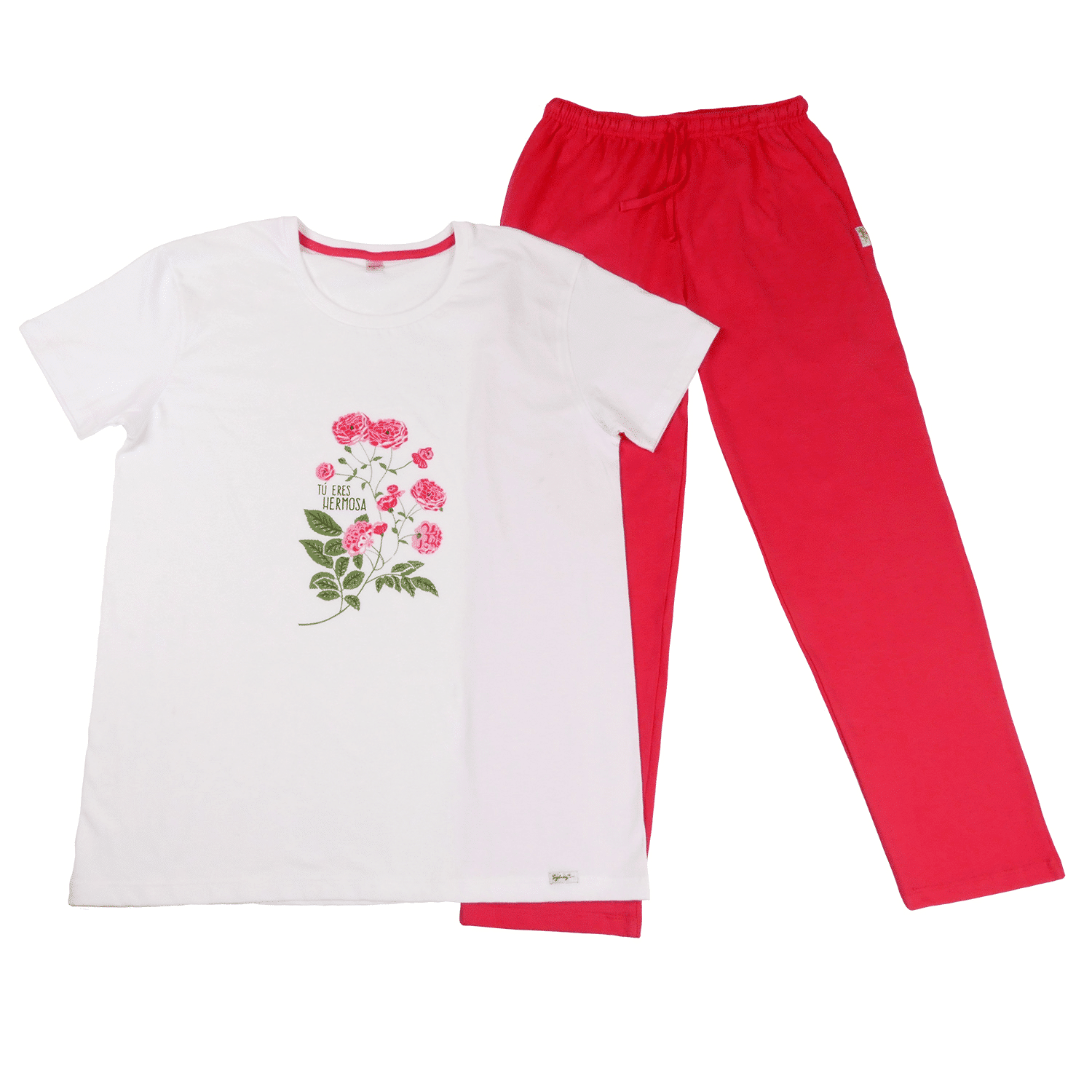 Pijama Mujer Manga Corta Pantalón