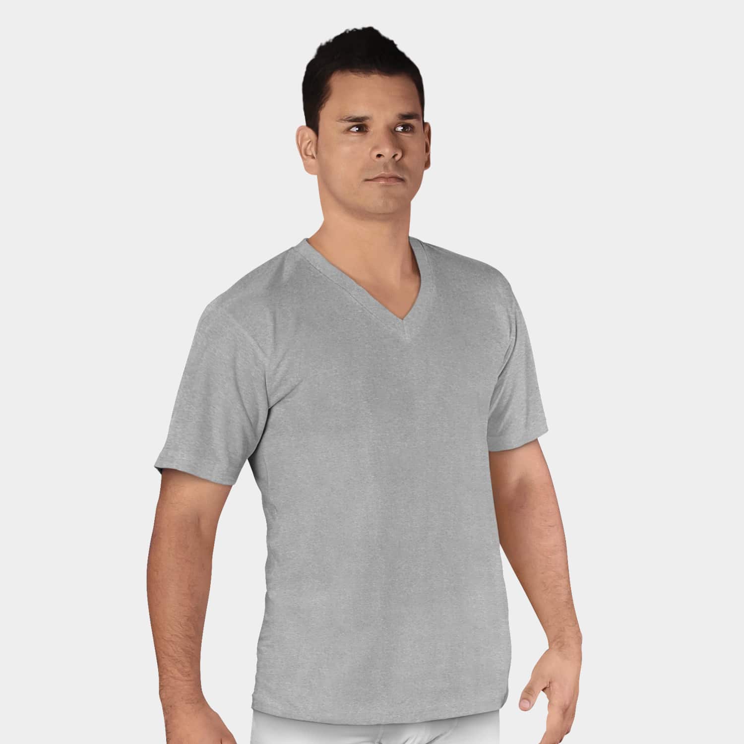 Polo Cuello V Manga Corta para Hombre