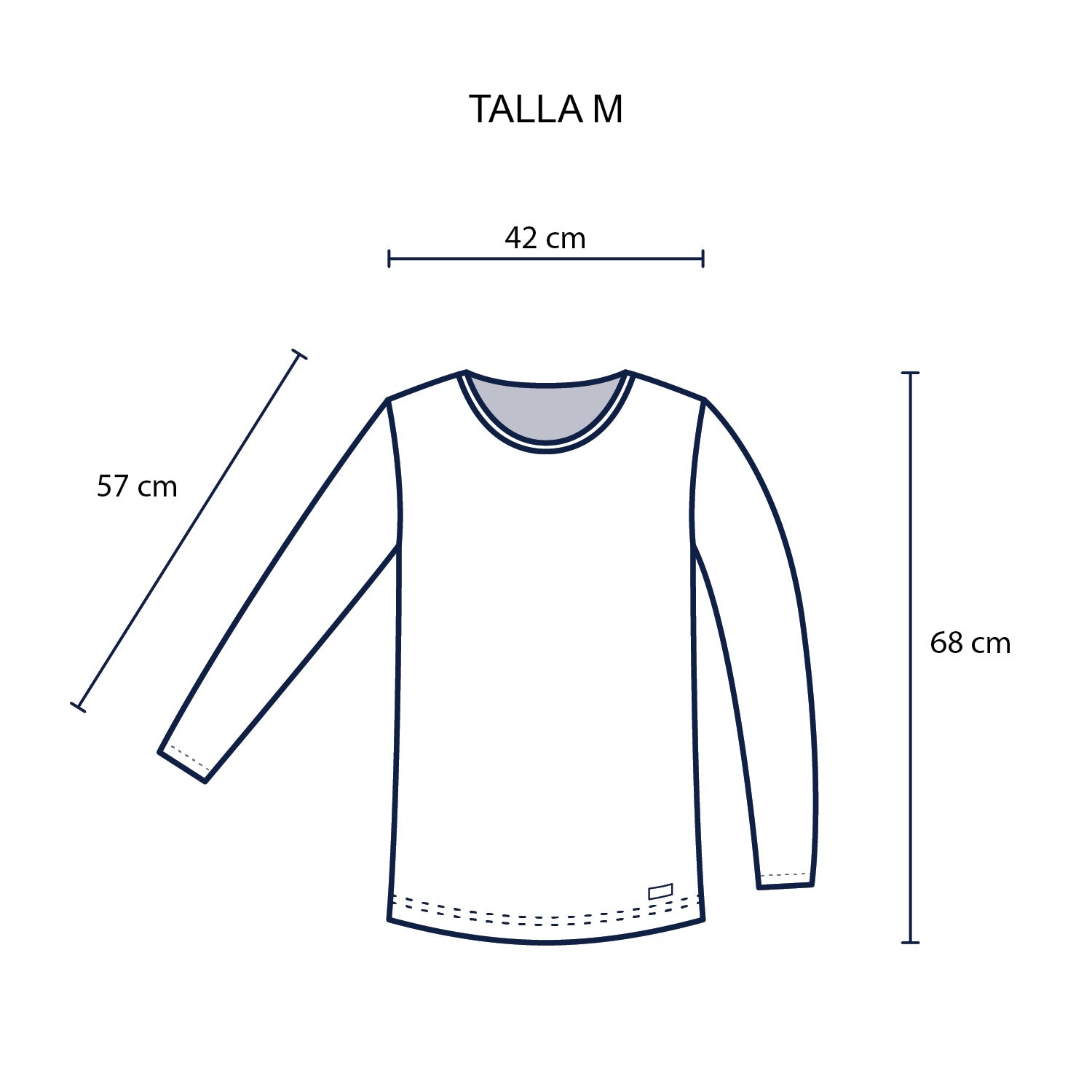 Polo Manga Larga para Hombre