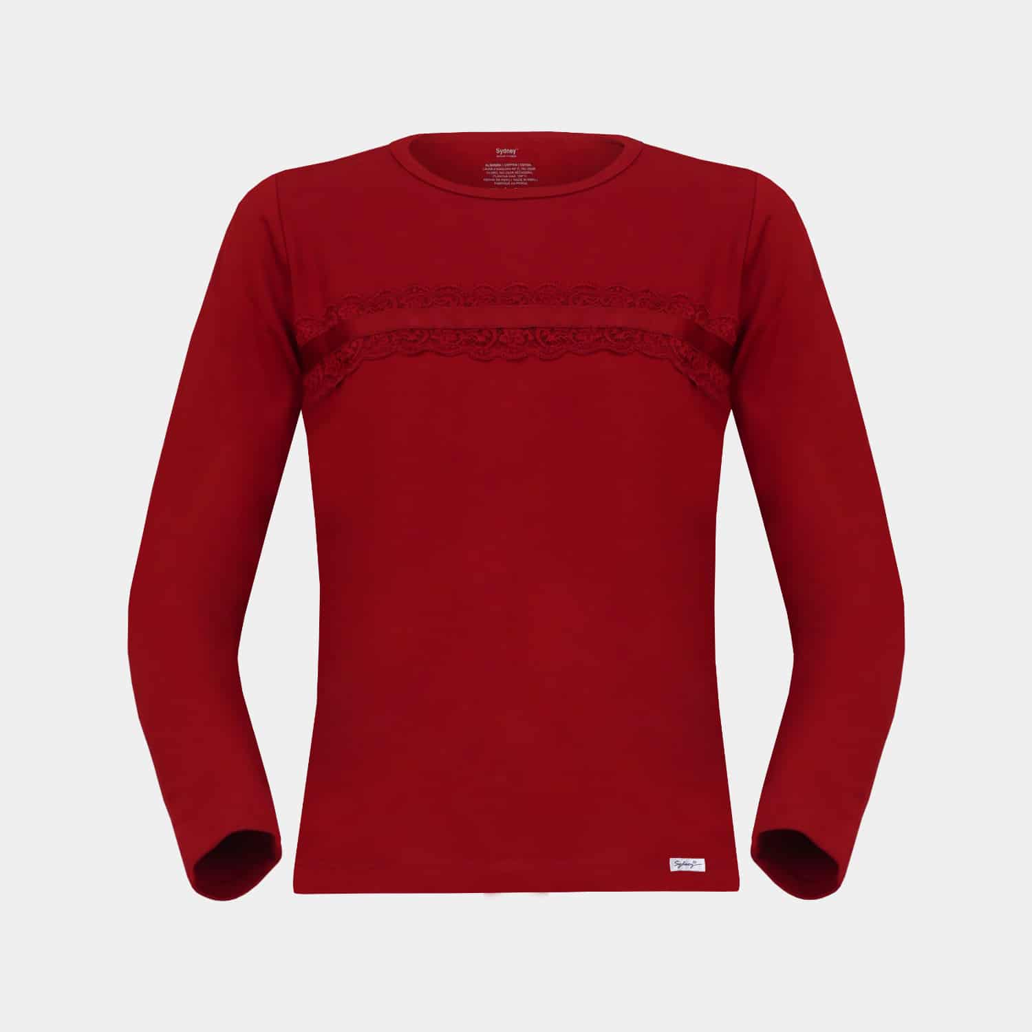 Polo Manga Larga F/T para Dama