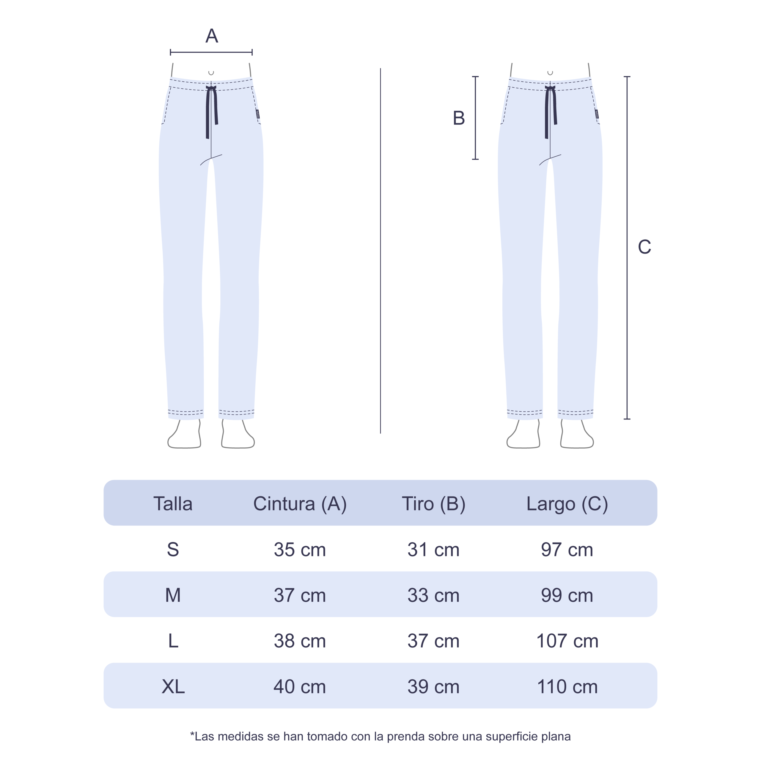 Pantalón para Hombres con Bolsillos de Verano.
