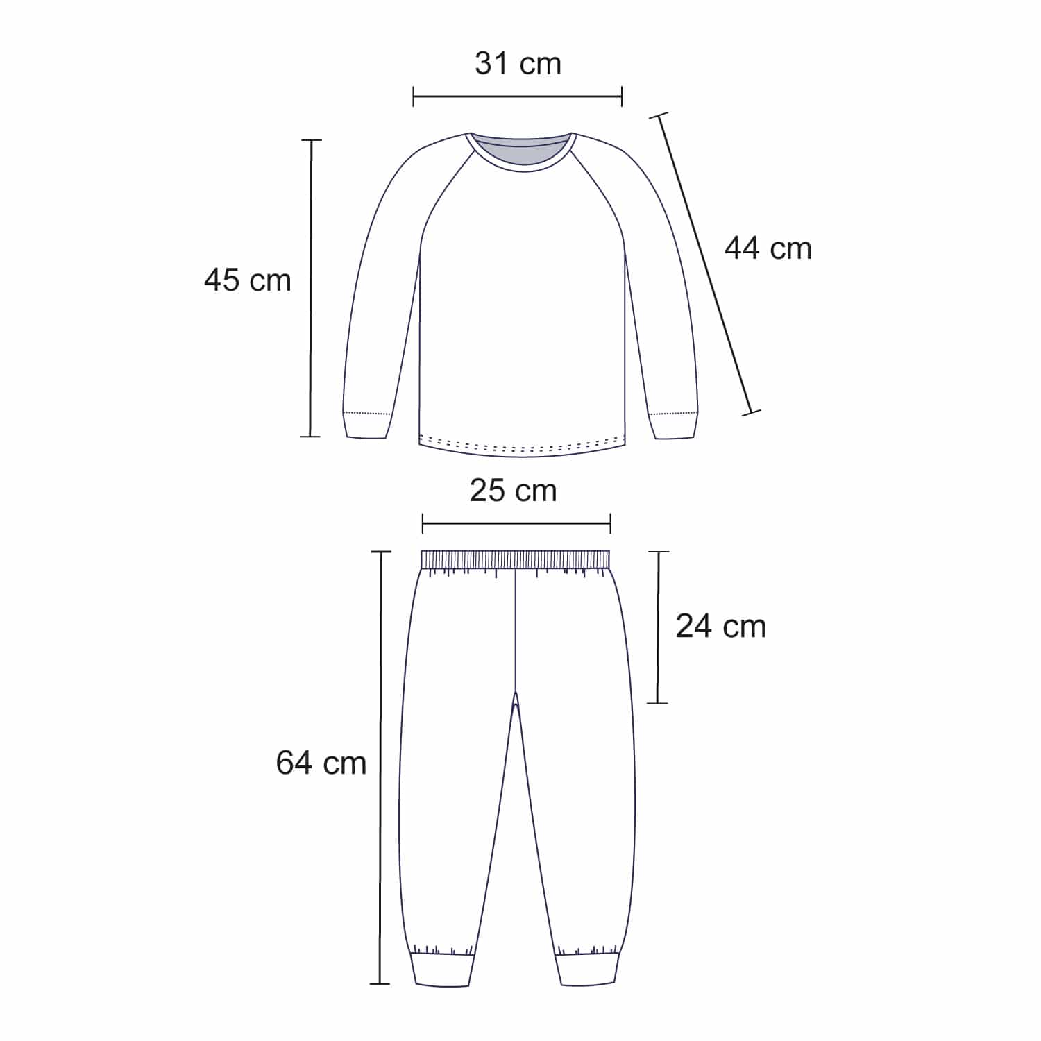 Conjunto Manga Larga de Invierno para Niños