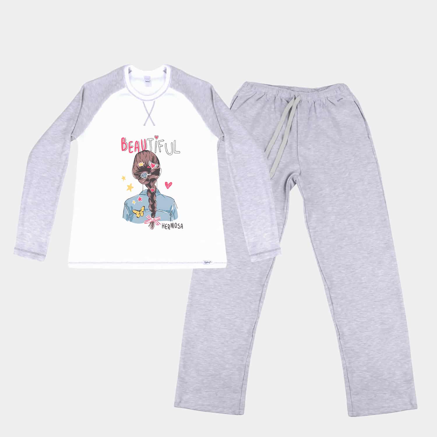 Conjunto Manga Larga de Invierno para Niñas