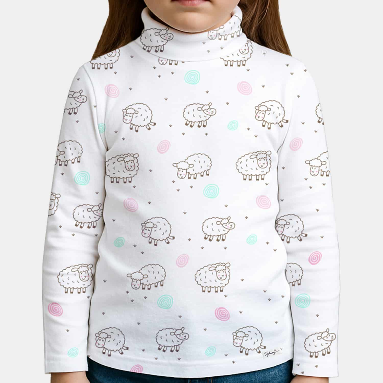 Cafarena Manga Larga  Estampado Unisex Talla 2