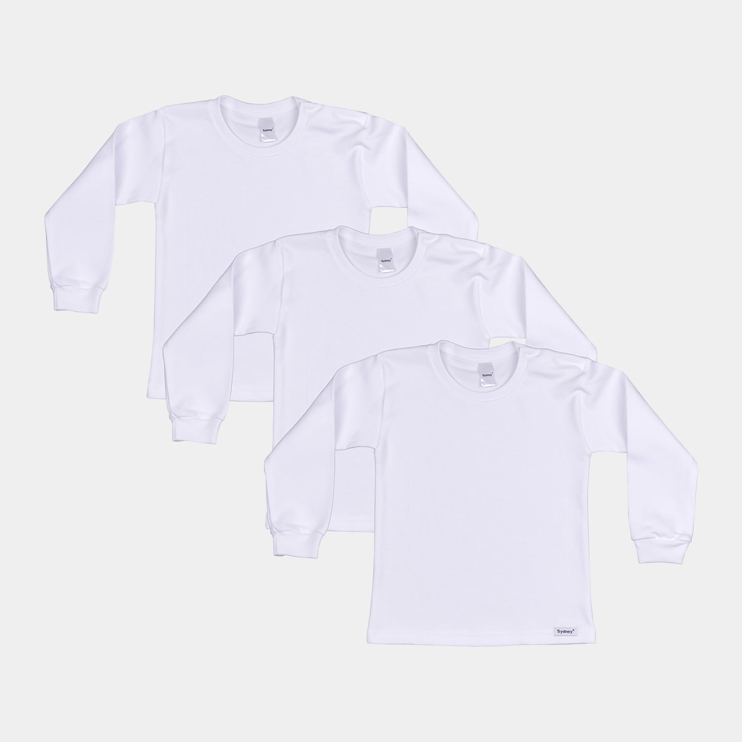 Polo Manga Larga con Broche Agamuzado – Pack x3