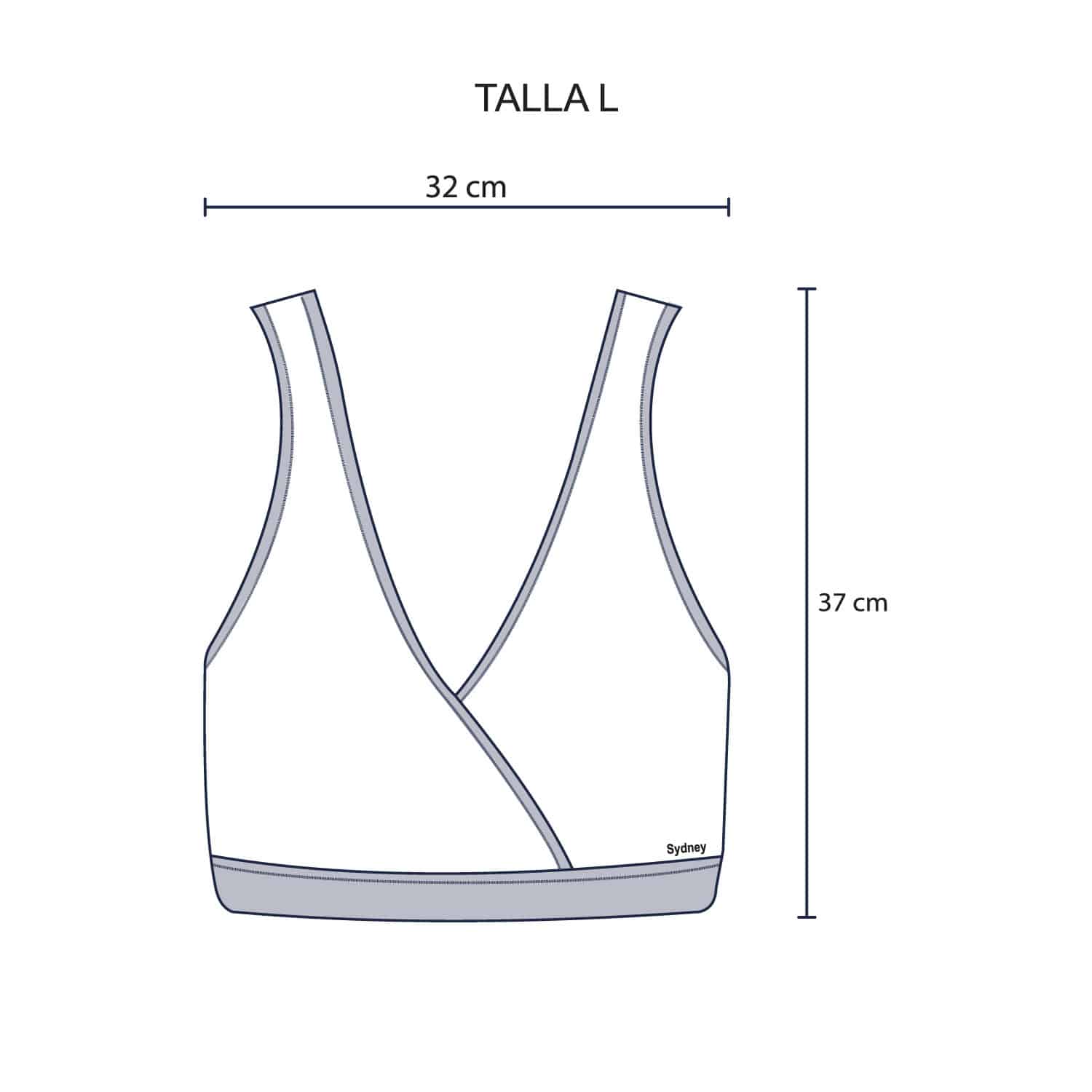 Top para Dama Reversible Algodón Pima