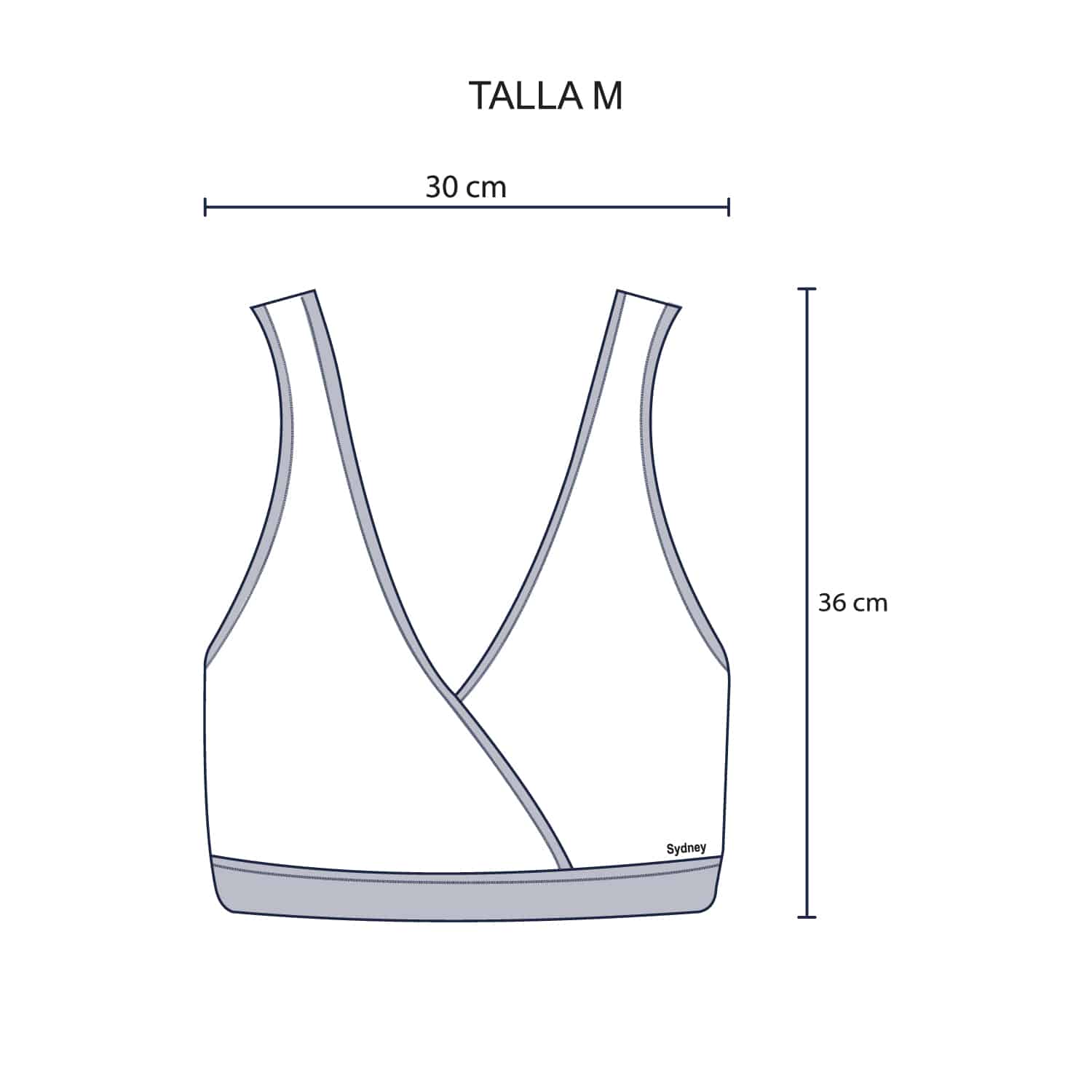 Top para Dama Reversible Algodón Pima