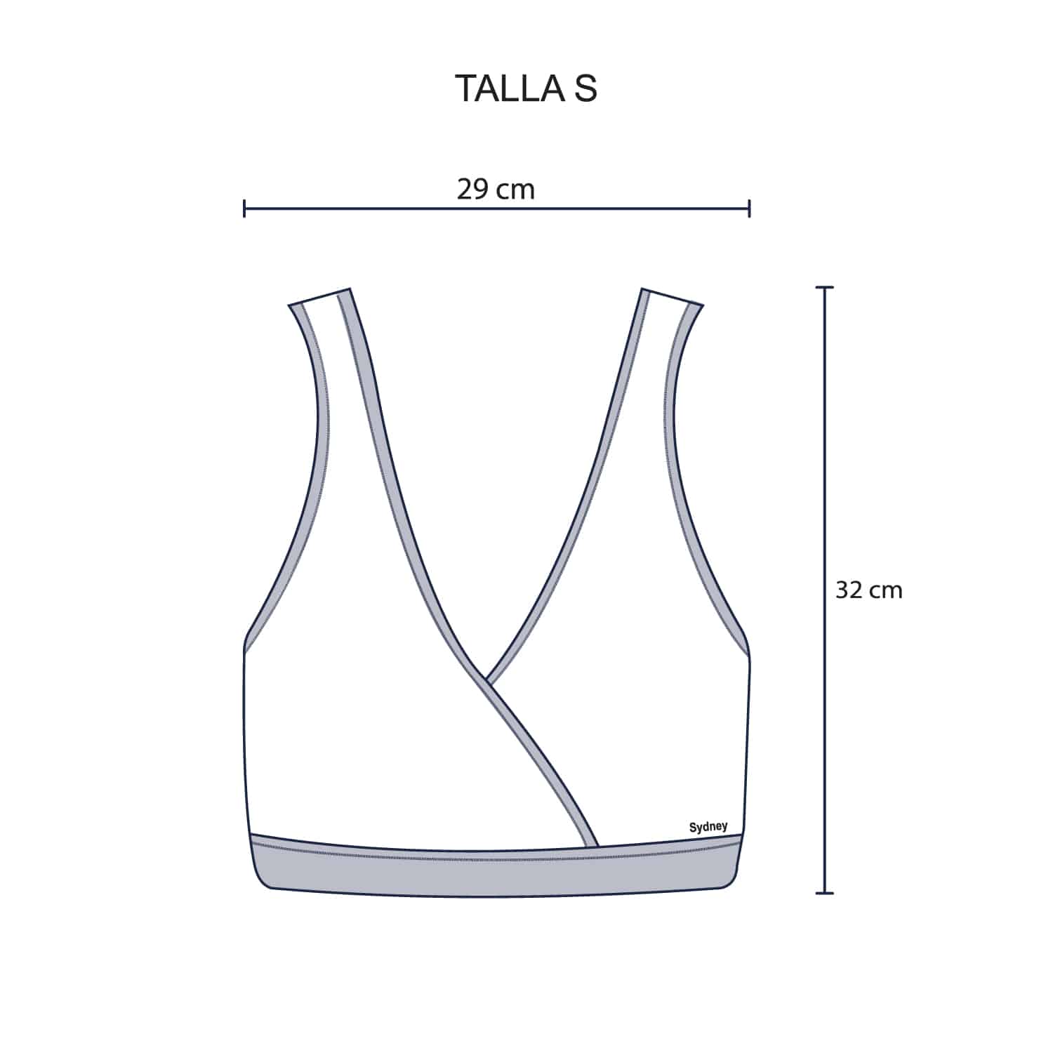 Top para Dama Reversible Algodón Pima