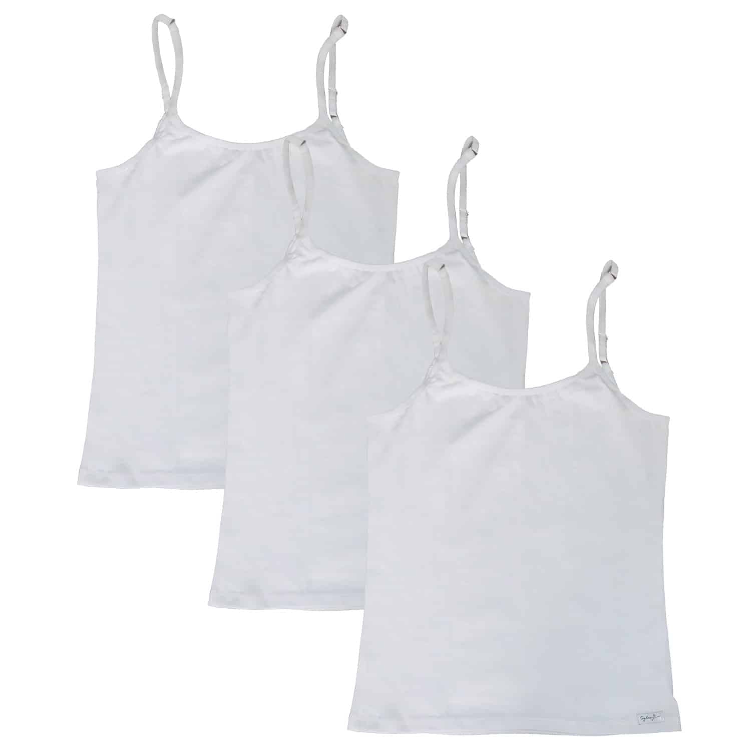Top con Tira Regulable de Algodón Licrado – Pack x3