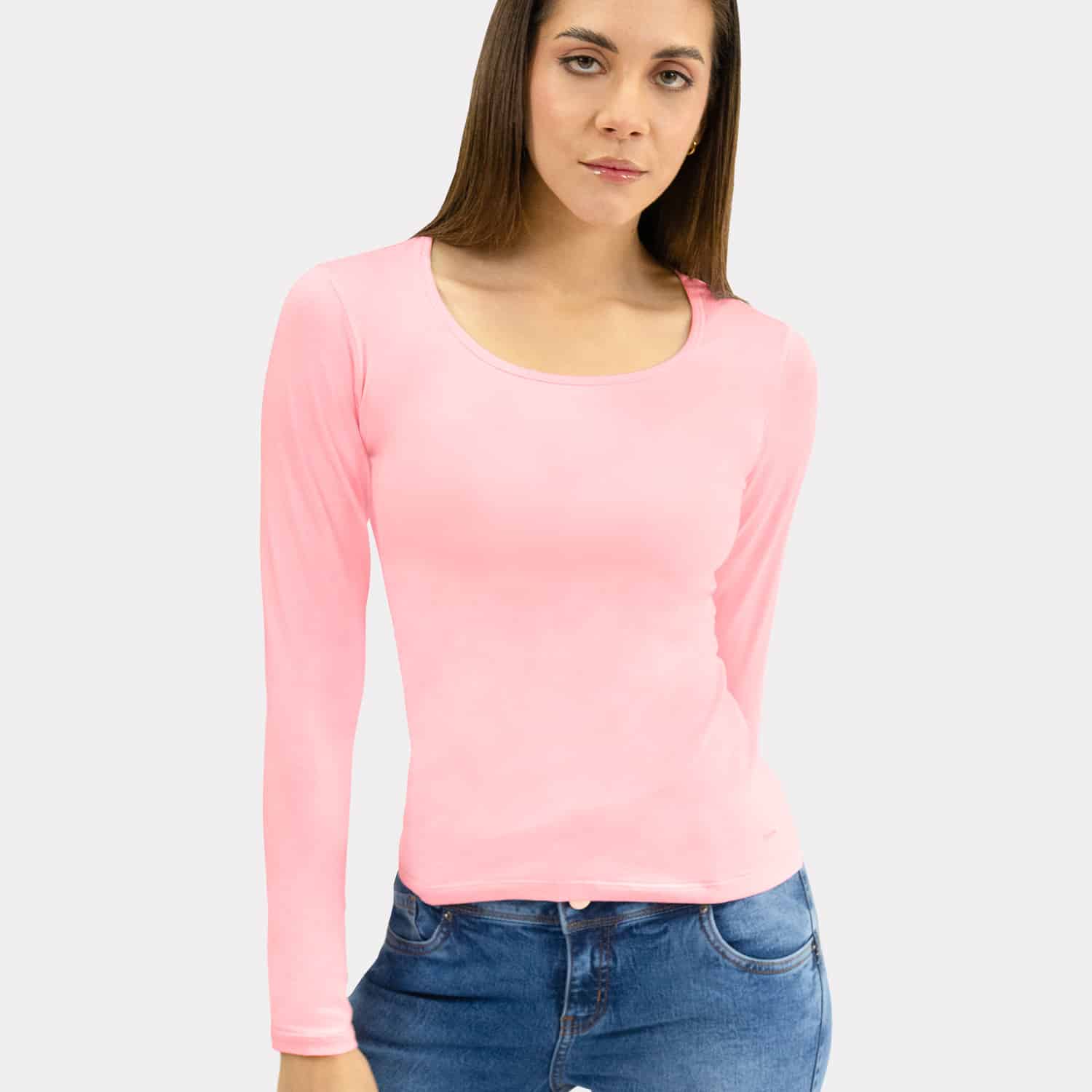 Polo Manga Larga para Dama Algodón Pima