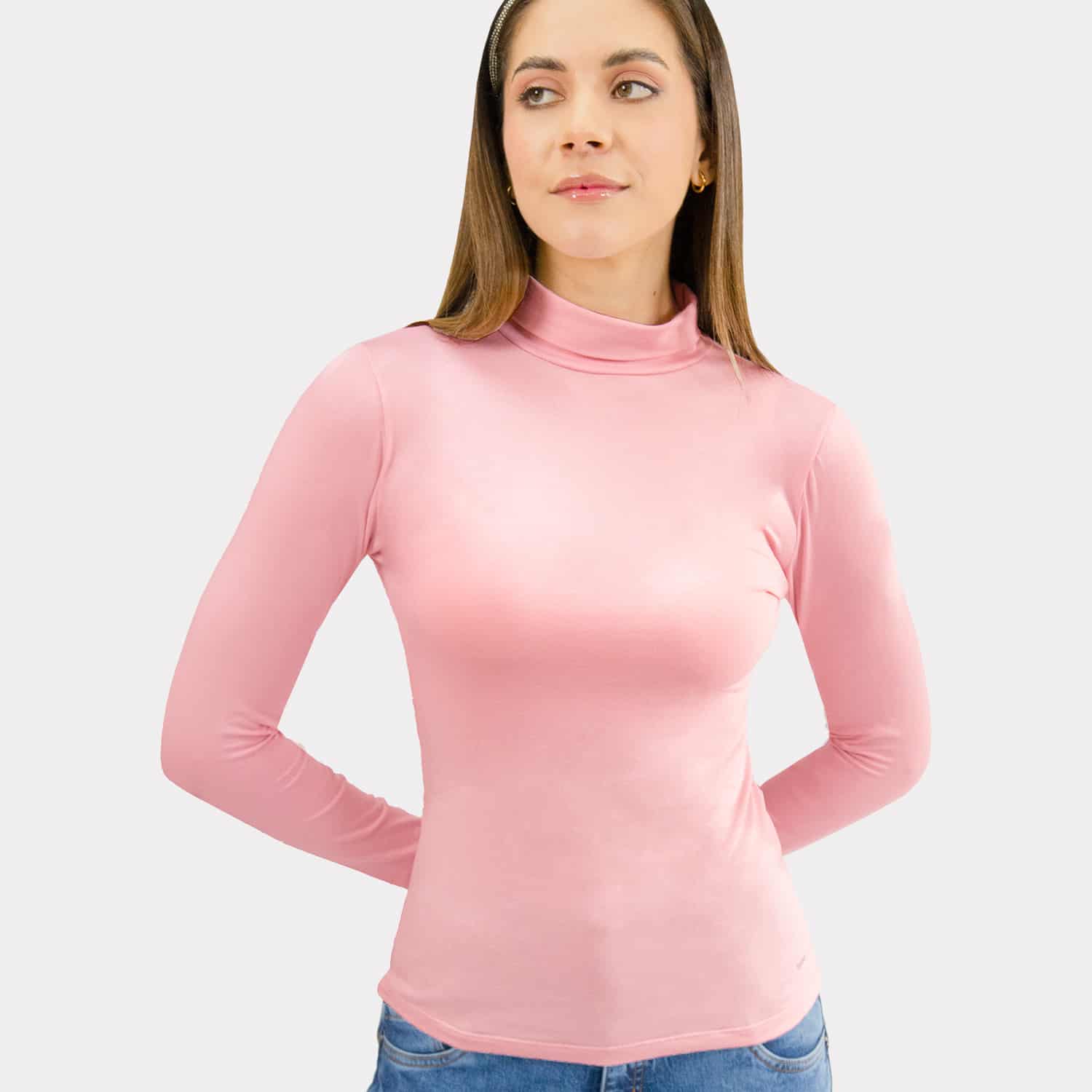 Polo Manga Larga para Dama Algodón Pima