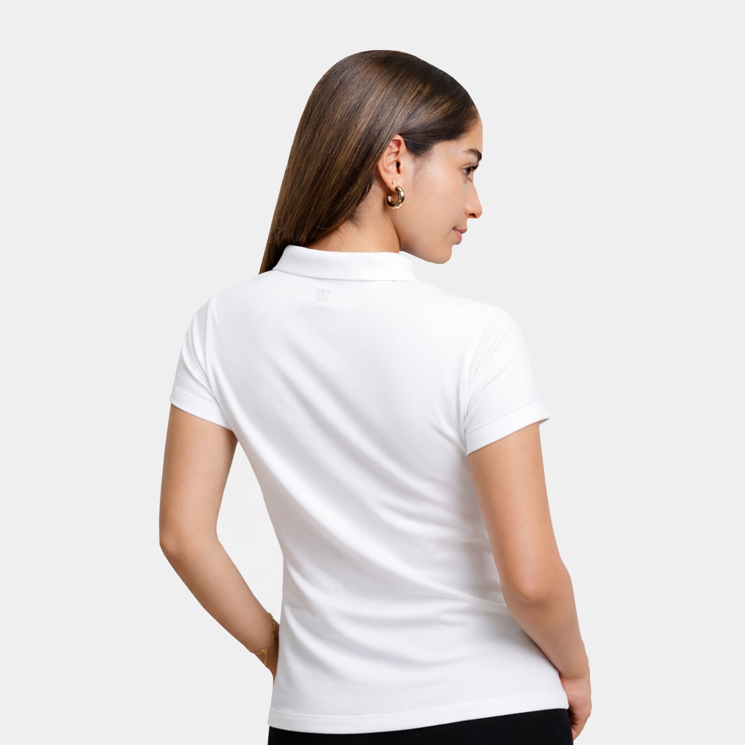 Polo Camisero con Botones para Dama - Colección Pima