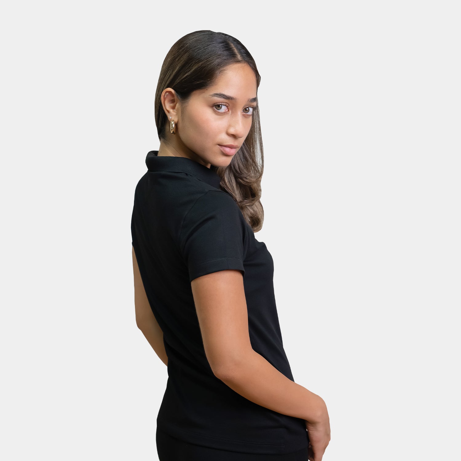 Polo Camisero con Botones para Dama - Colección Pima