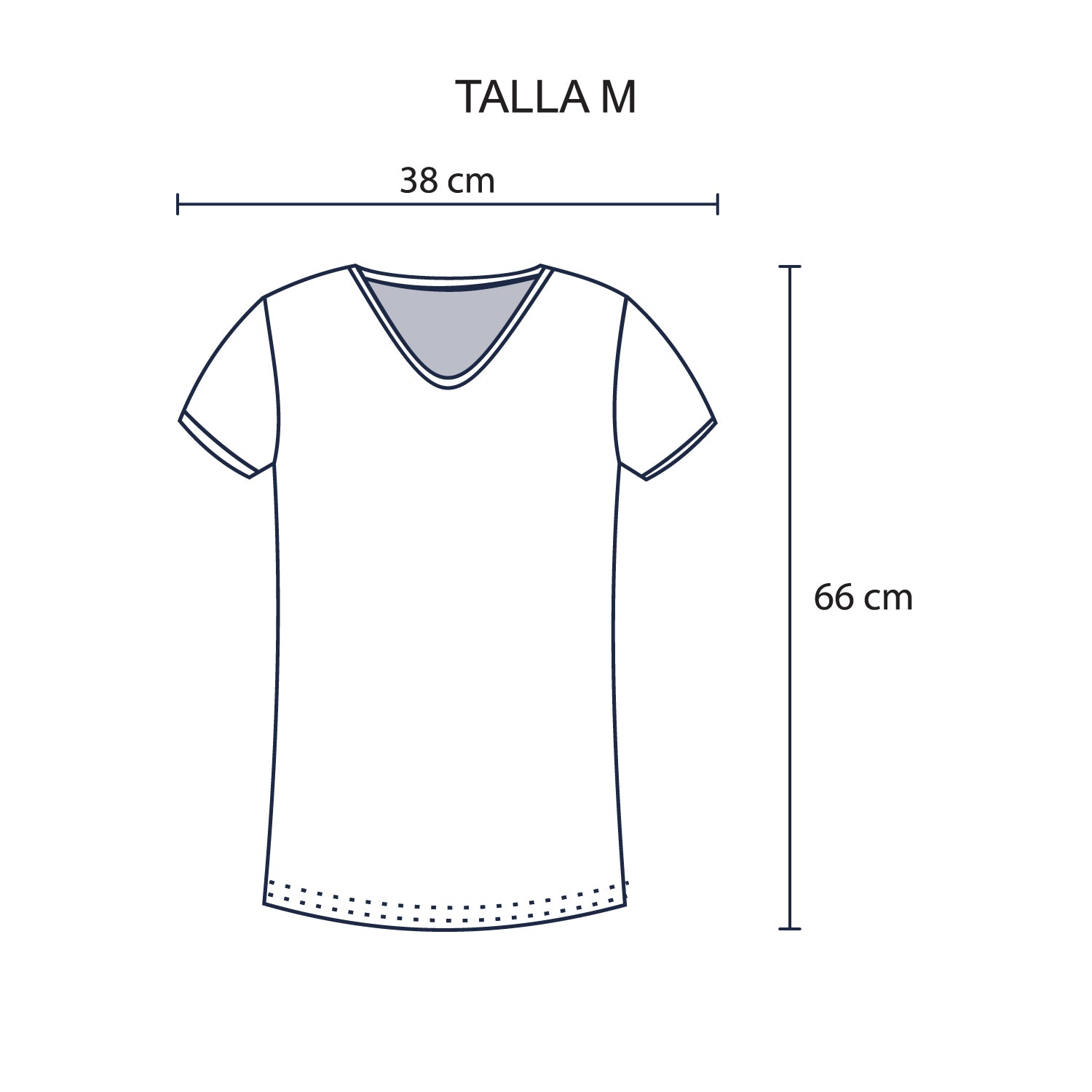 Polo Cuello V para Hombre.