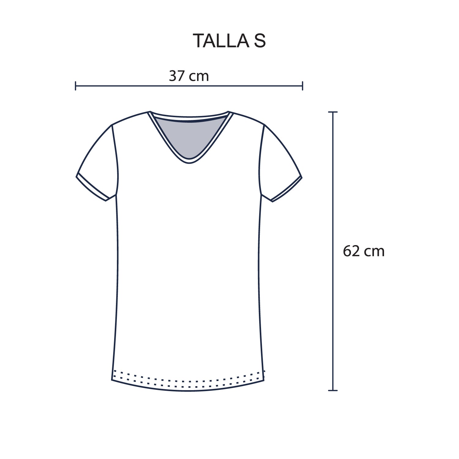 Polo Cuello V para Hombre.