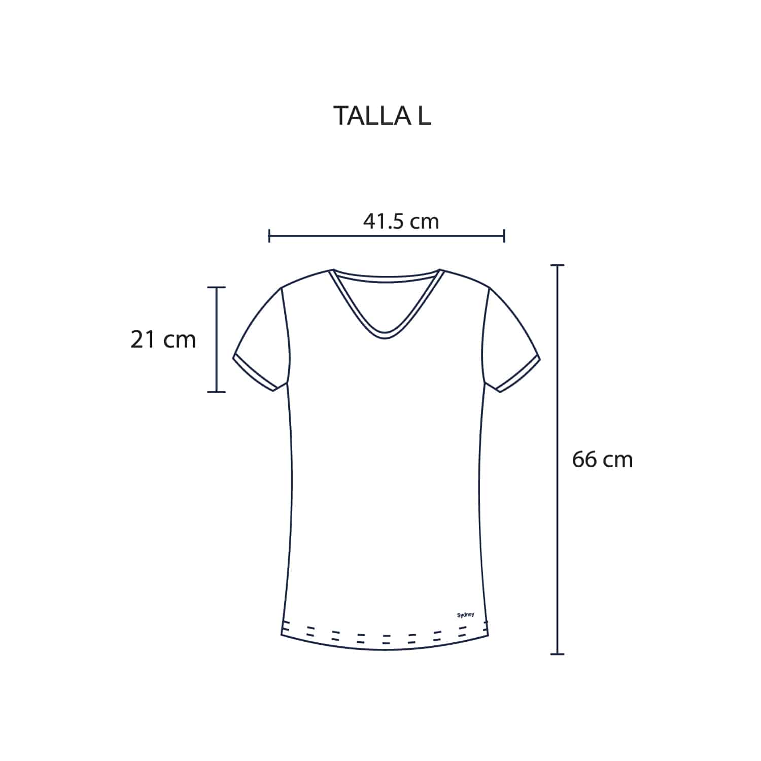 Polo Cuello V para Dama