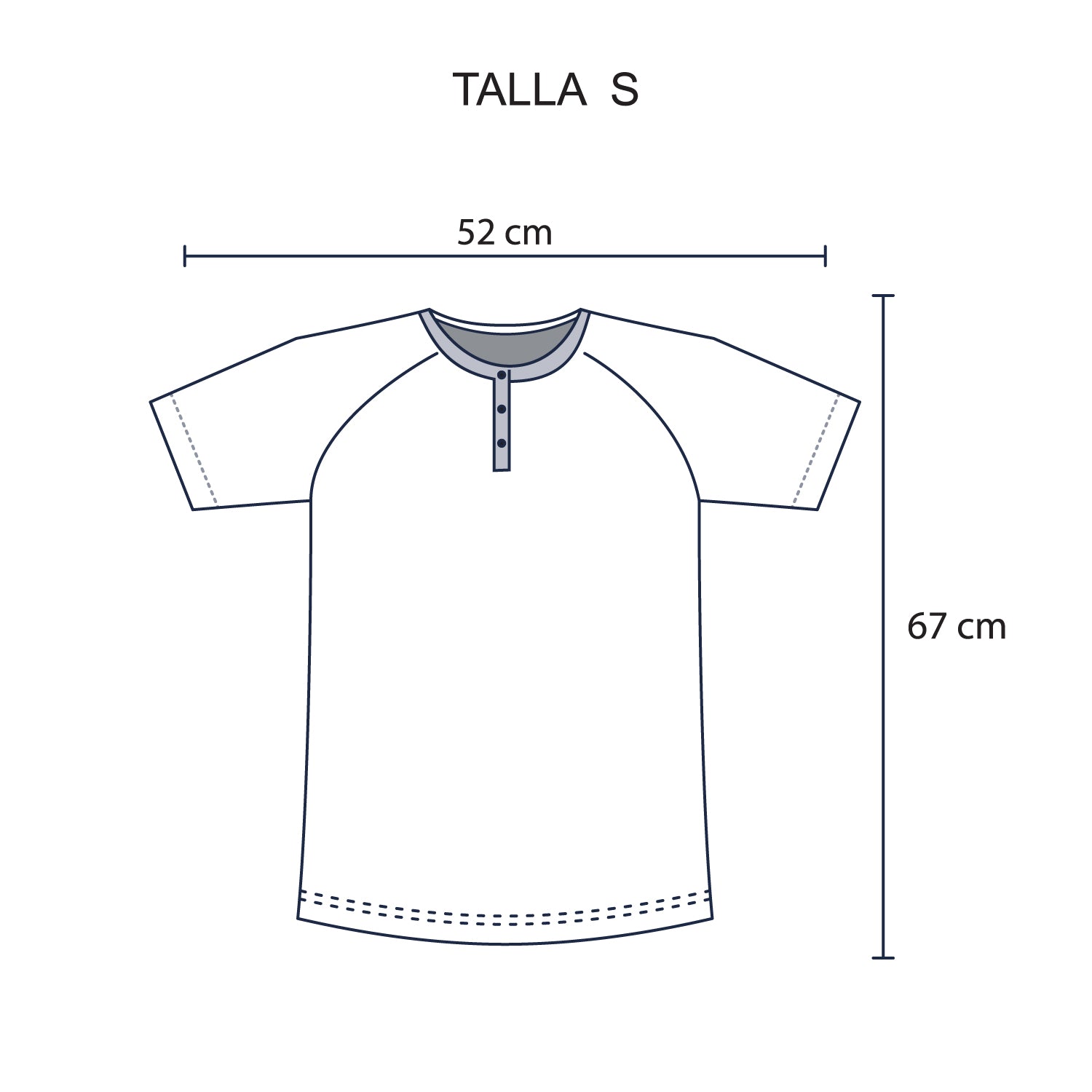 Polo Henley  para Hombre