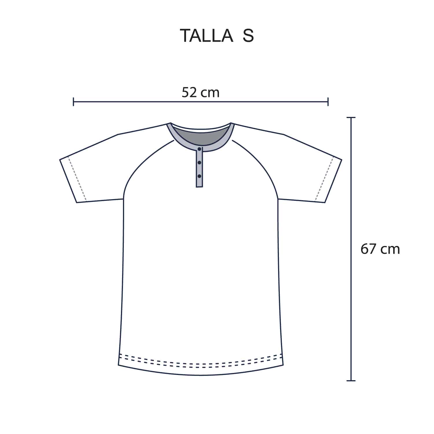 Polo Henley  para Hombre