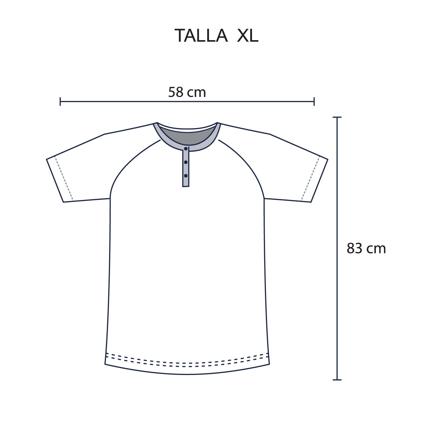 Polo Henley  para Hombre