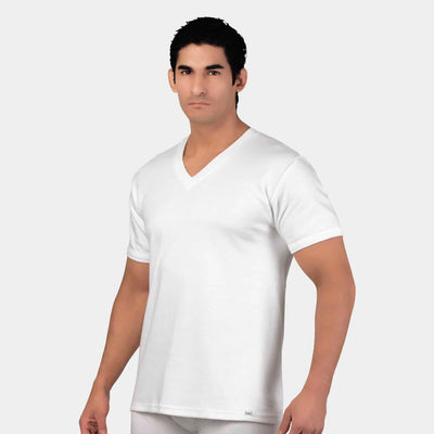 Polo Cuello V Agamuzado para Hombre